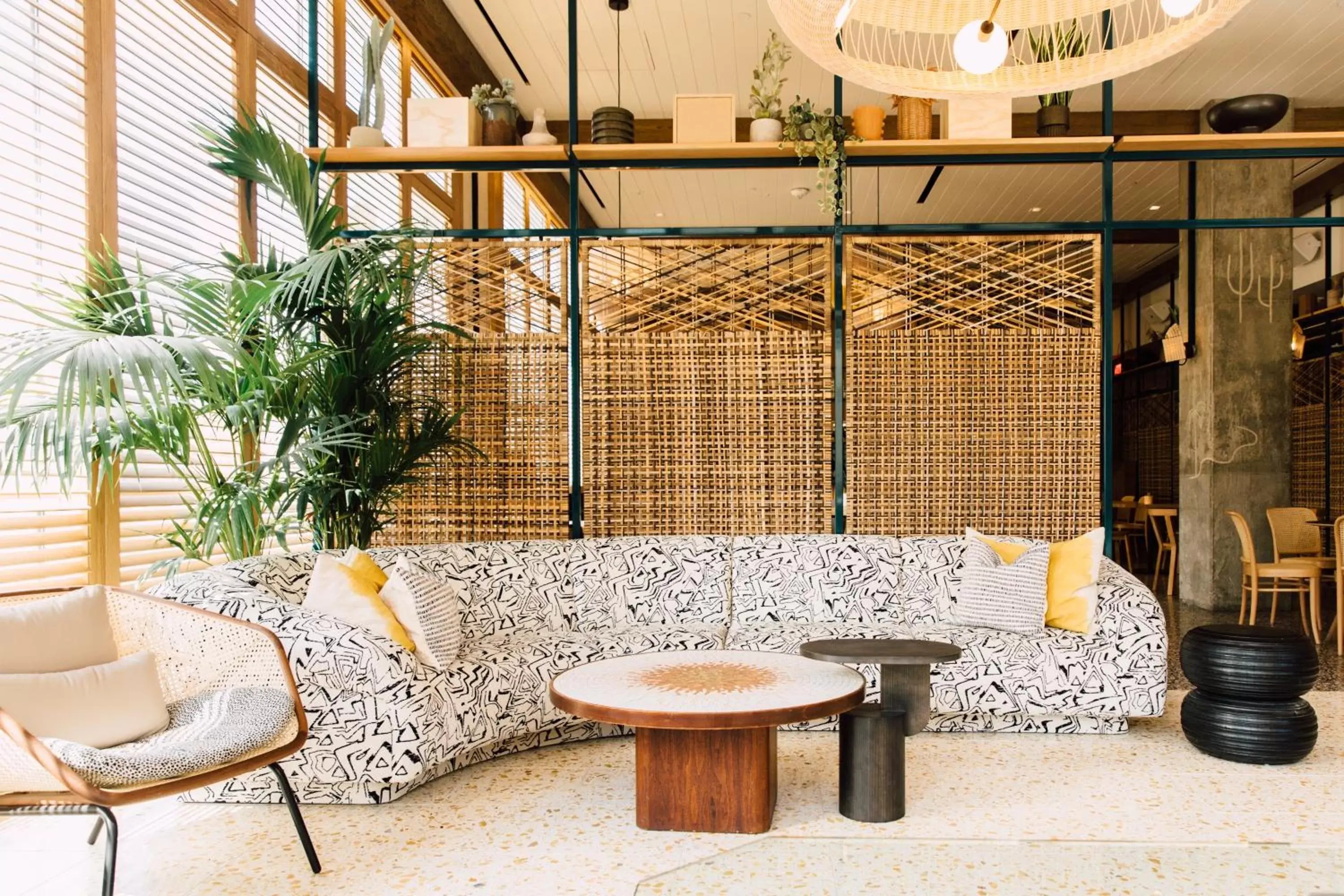 Lobby or reception in Hotel June, Los Angeles, a Member of Design Hotels