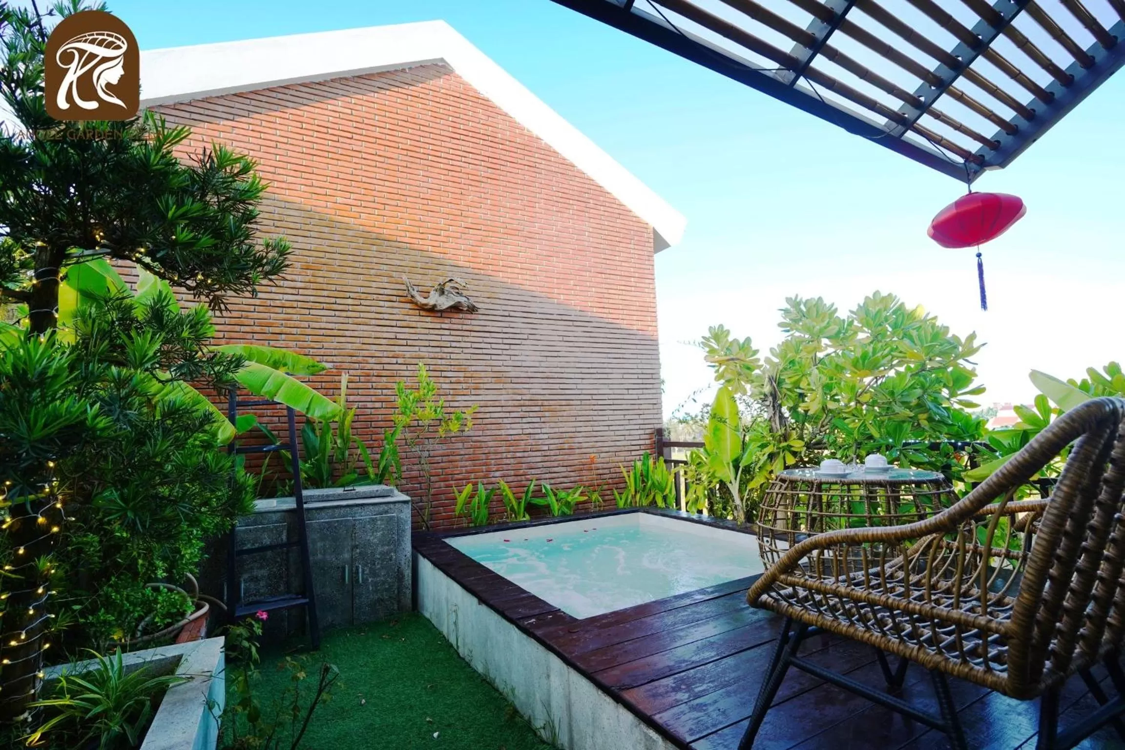 Patio in Angel Garden Villa