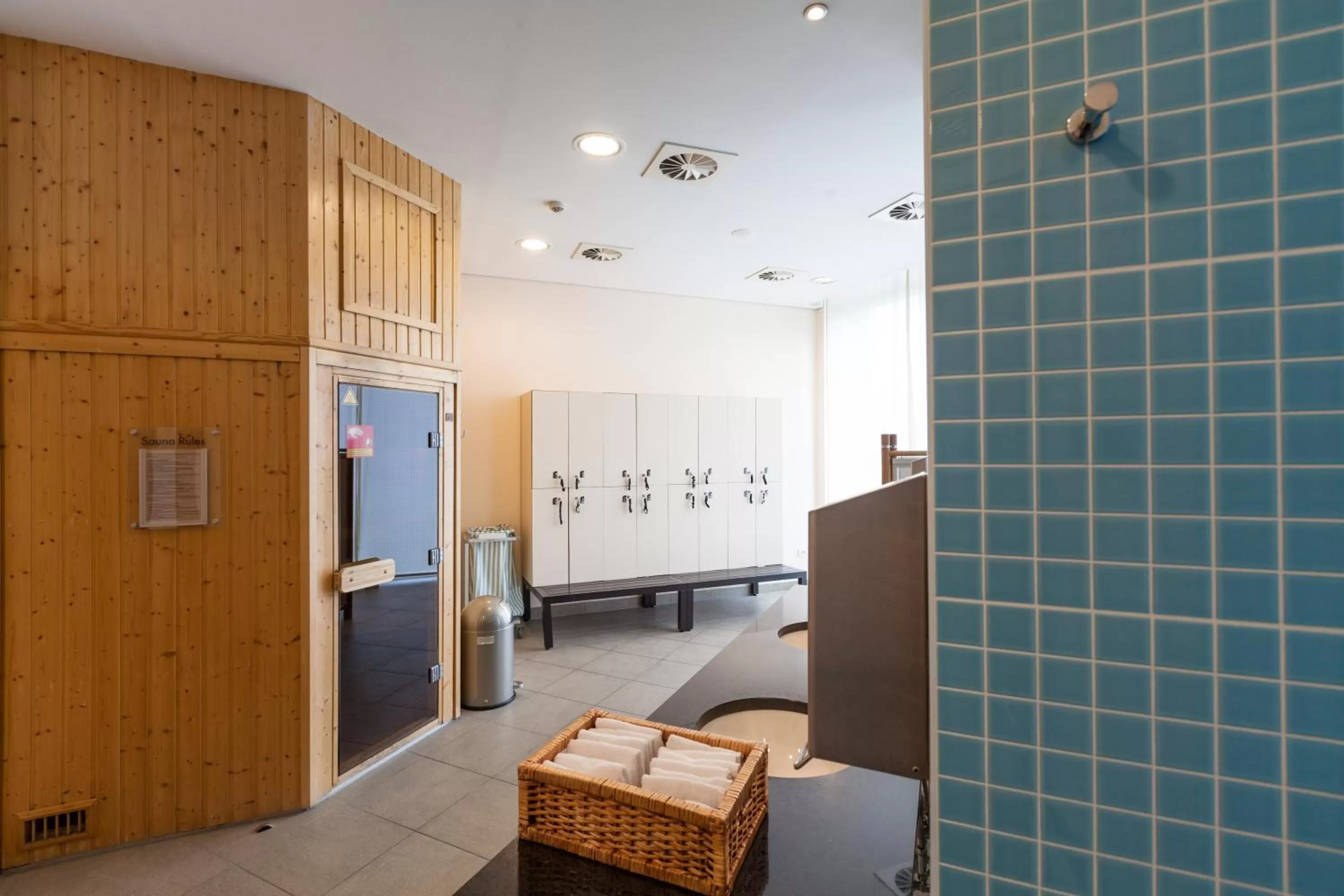 Sauna in Crowne Plaza Brussels Airport by IHG