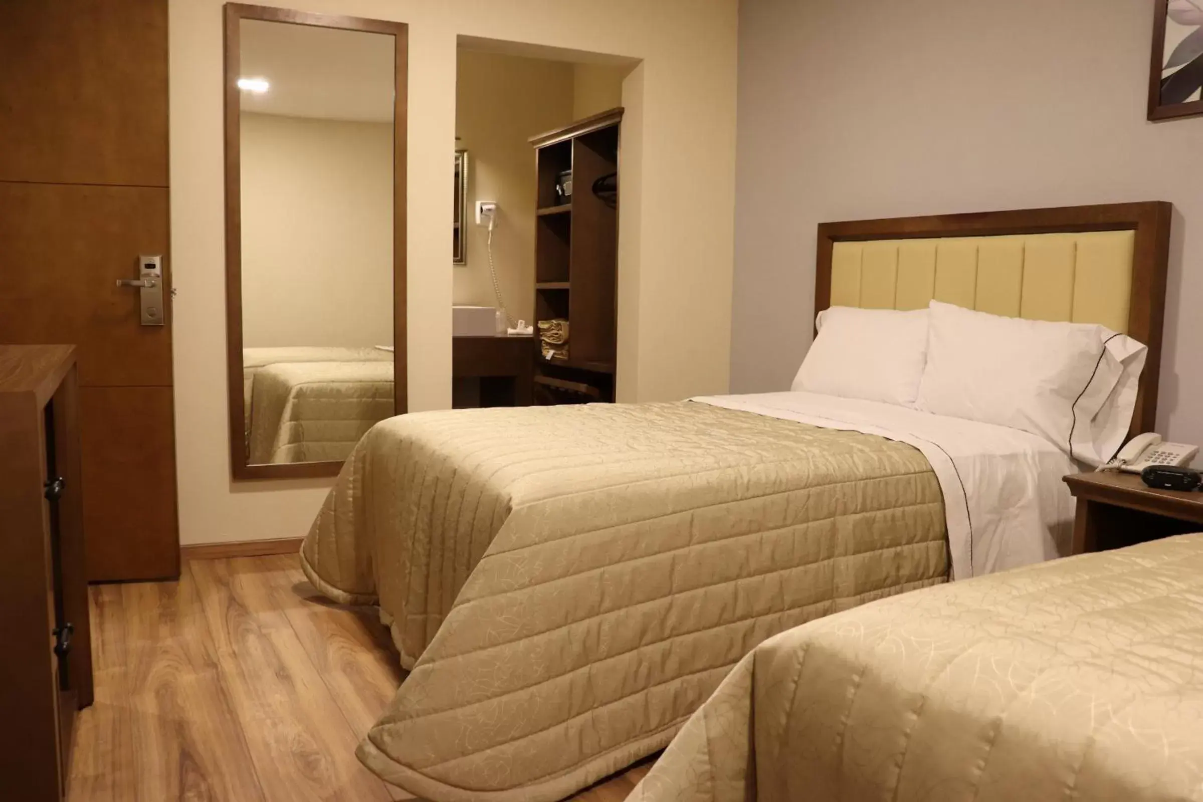 Bed in Hotel JYE by Serranillo, Mineral del Monte Hgo