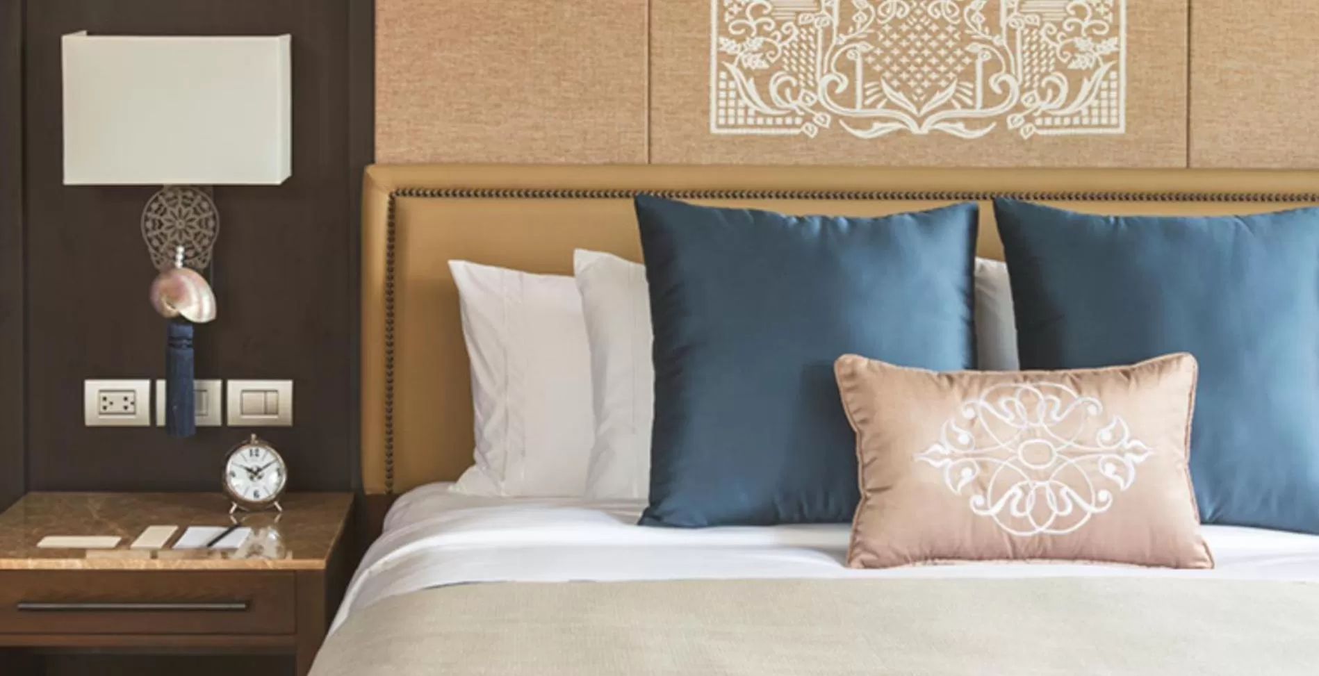 Bed in Anya Resort Tagaytay