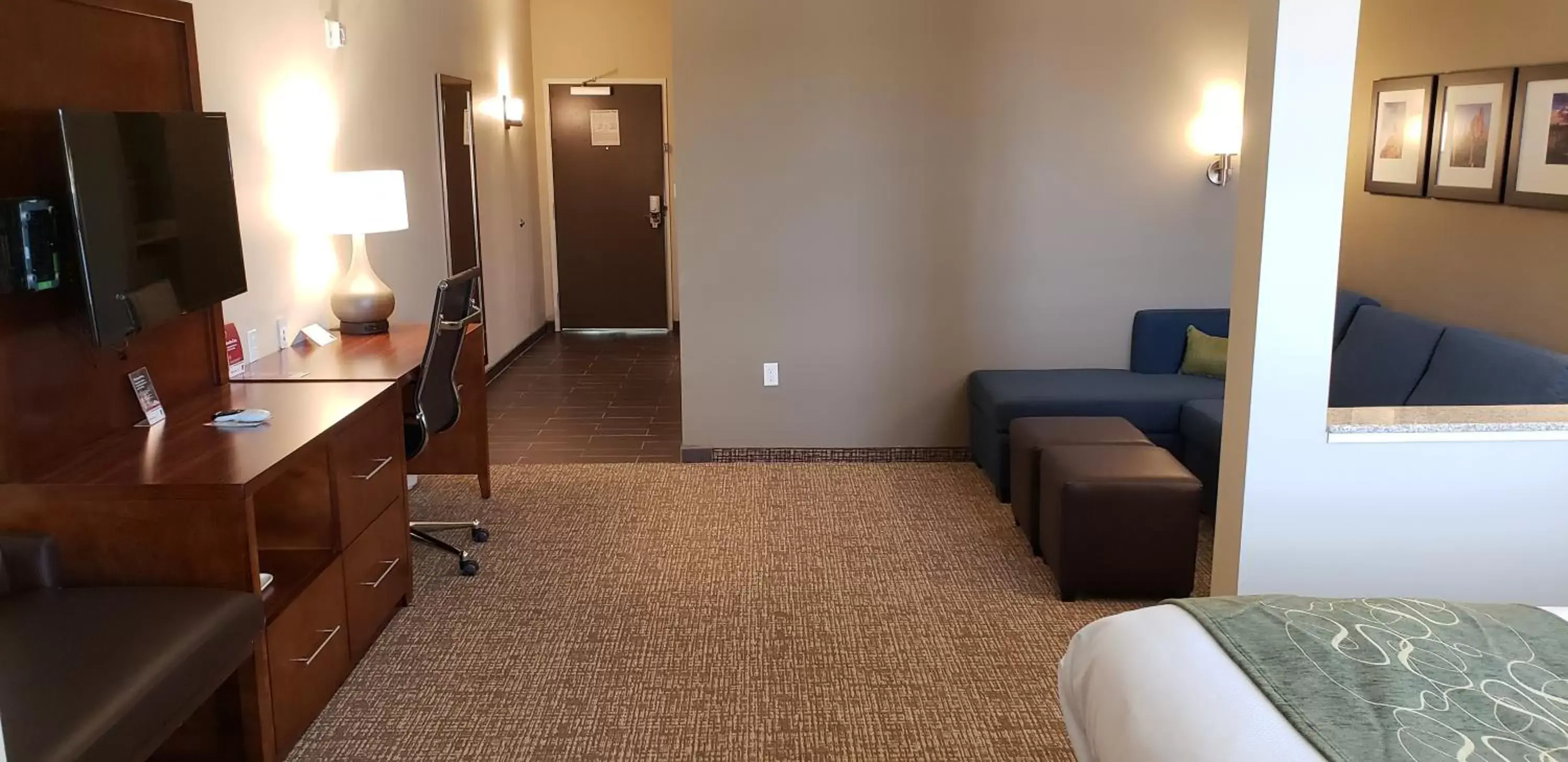 TV and multimedia, Bed in Comfort Suites Denver near Anschutz Medical Campus