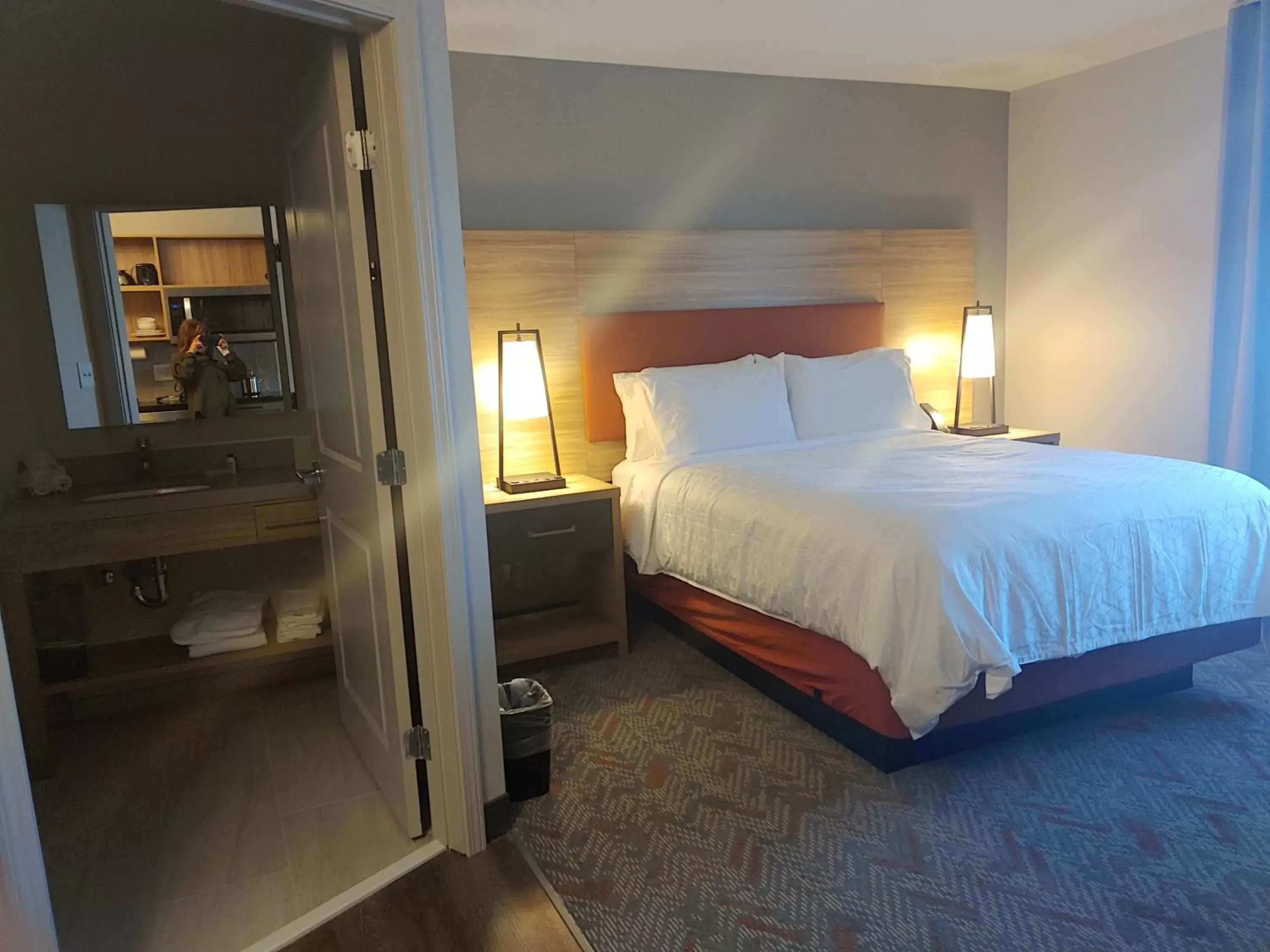 Bed in Candlewood Suites - Columbia, an IHG Hotel