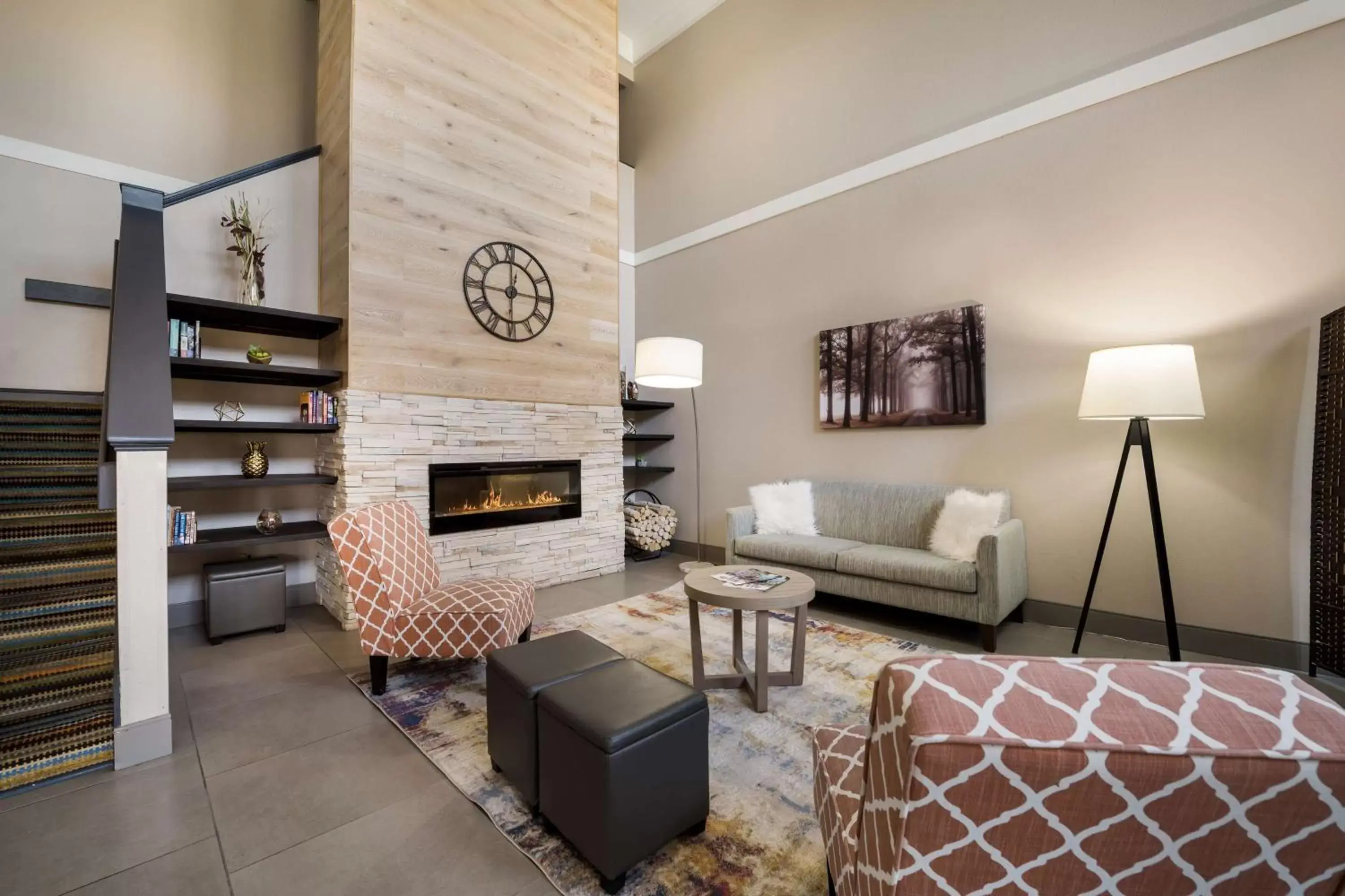 Lobby or reception, Seating Area in Country Inn & Suites by Radisson, Freeport, IL