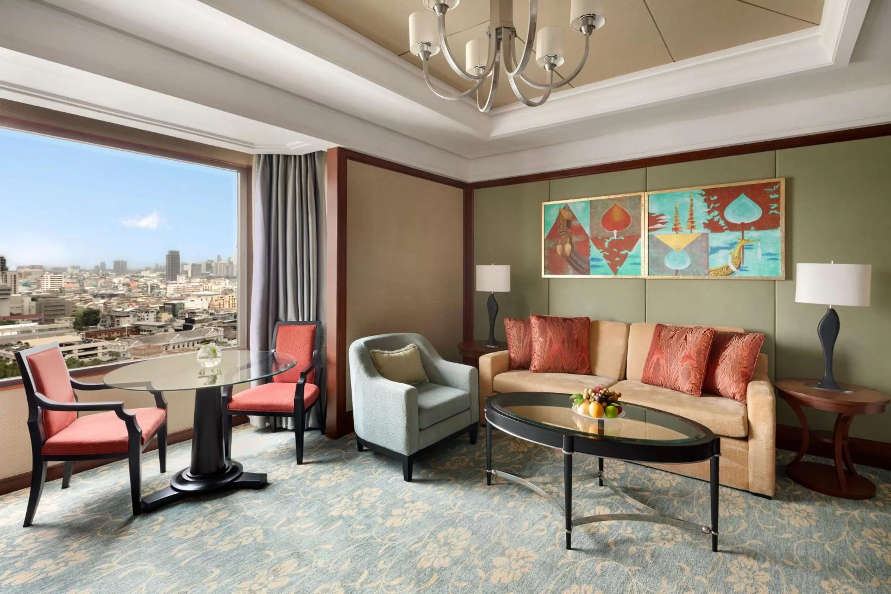 Living room in Shangri-La Bangkok