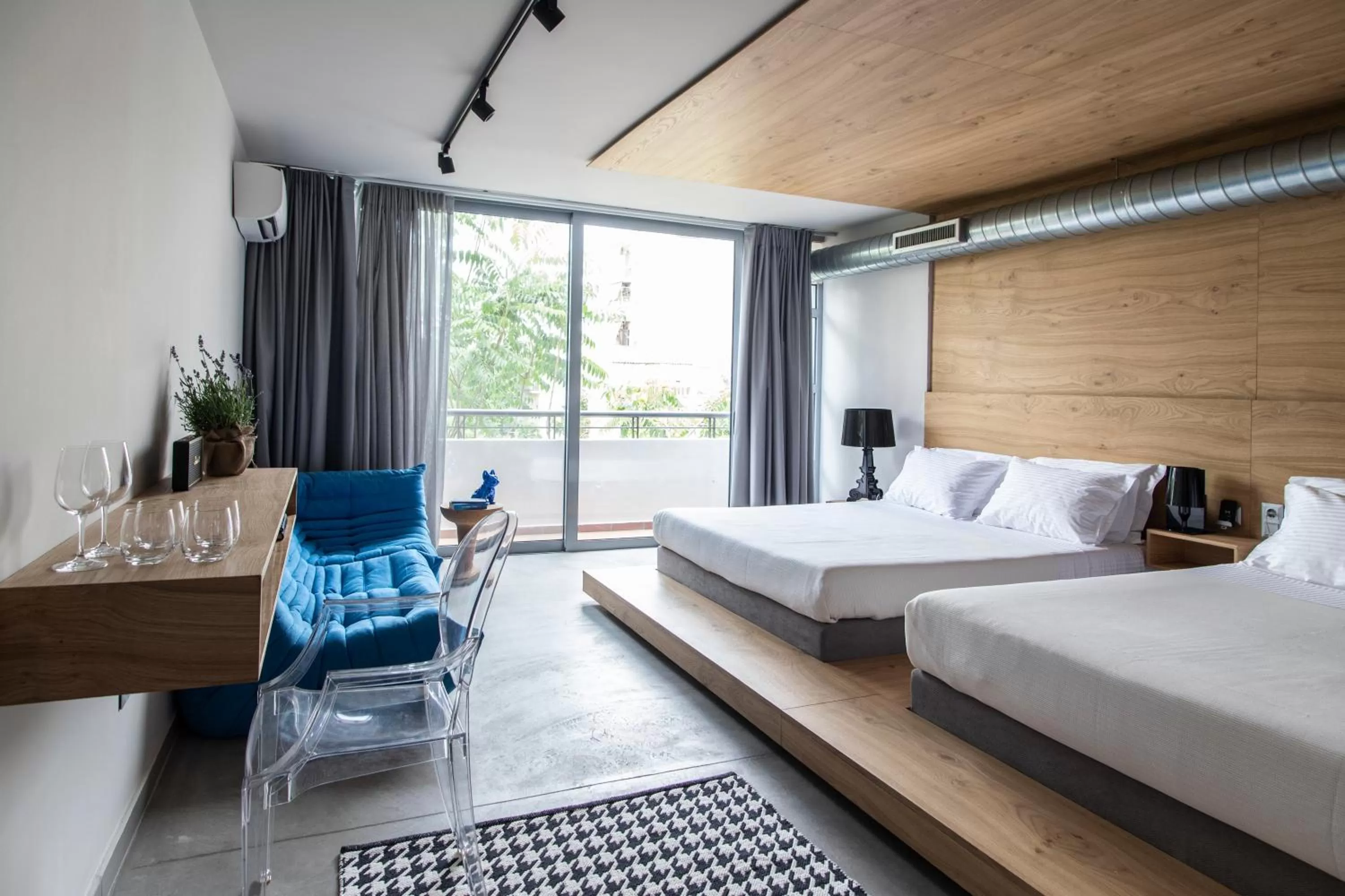 Bed in Bespoke House Athens