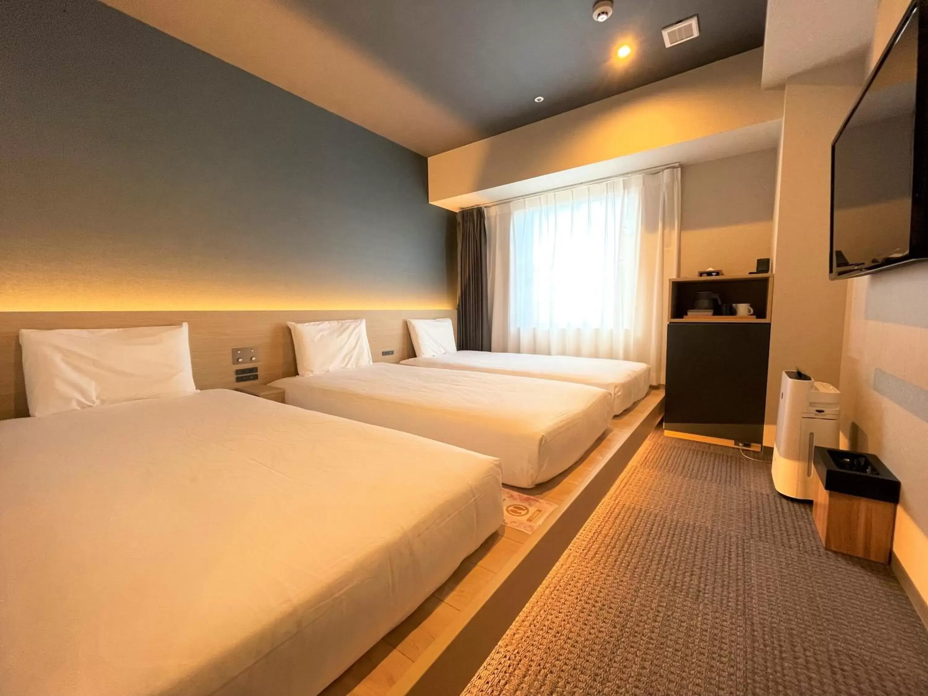 Photo of the whole room, Bed in Henn na Hotel Kanazawa Korimbo