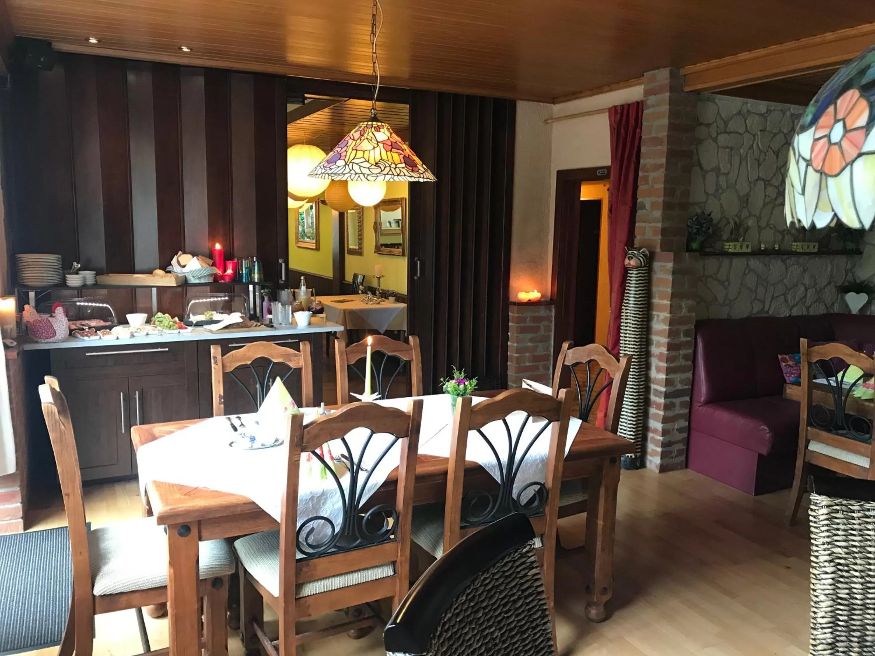 Decorative detail in Hotel Elfenberg