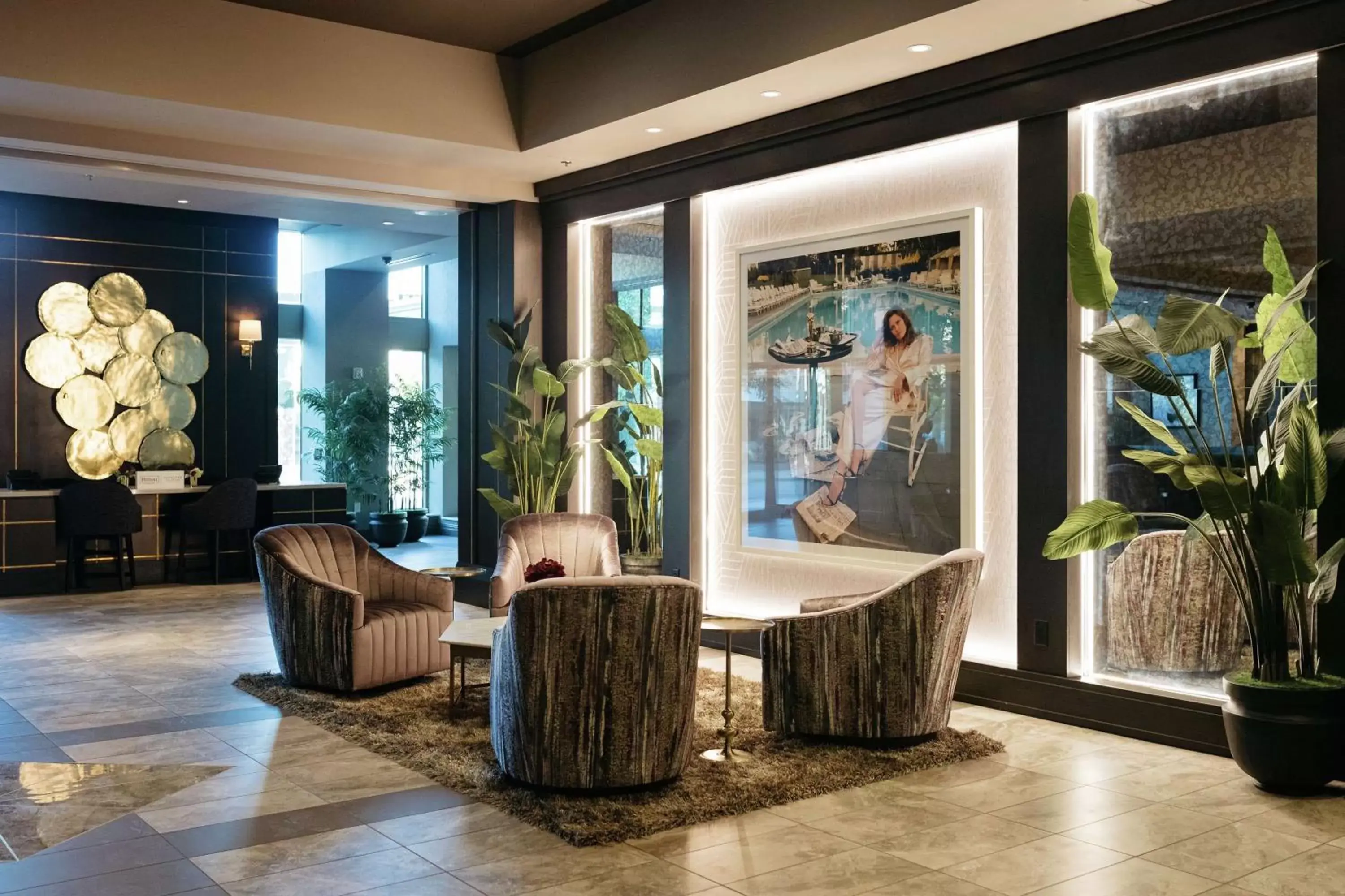 Lobby or reception in The Axis Moline Hotel, Tapestry Collection By Hilton Lobby or reception in The Axis Moline Hotel, Tapestry Collection By Hilton