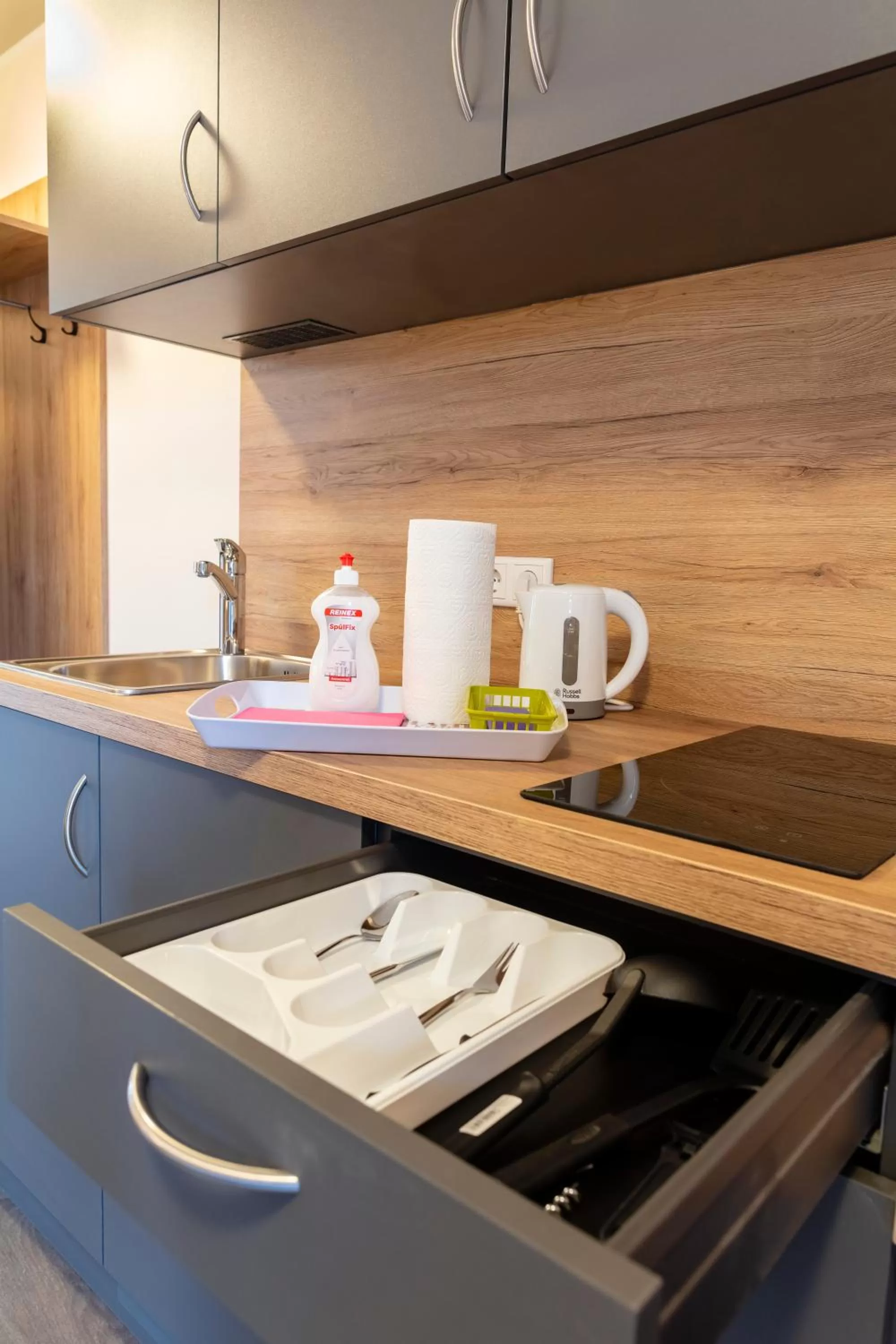 Kitchen or kitchenette in Dominik Hotel & Eventsaal