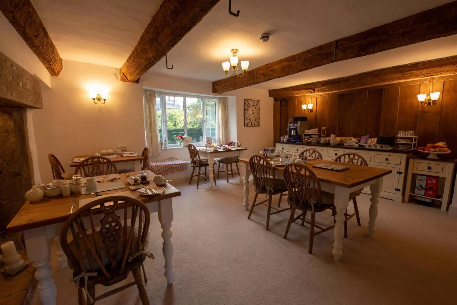 Dining area, Restaurant/Places to Eat in Steps Farmhouse B&B