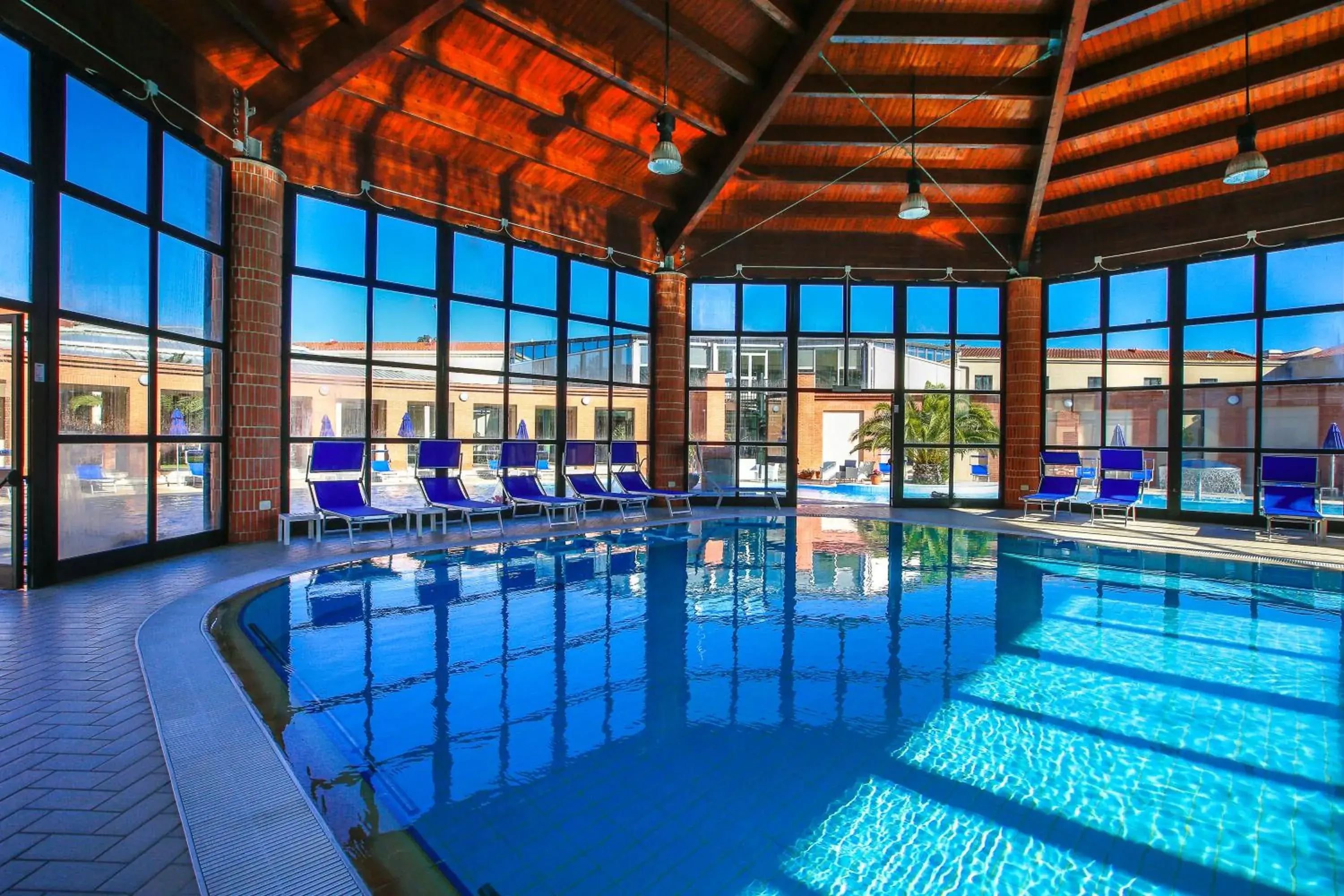 Pool view in Sardegna Termale Hotel&SPA Pool view in Sardegna Termale Hotel&SPA