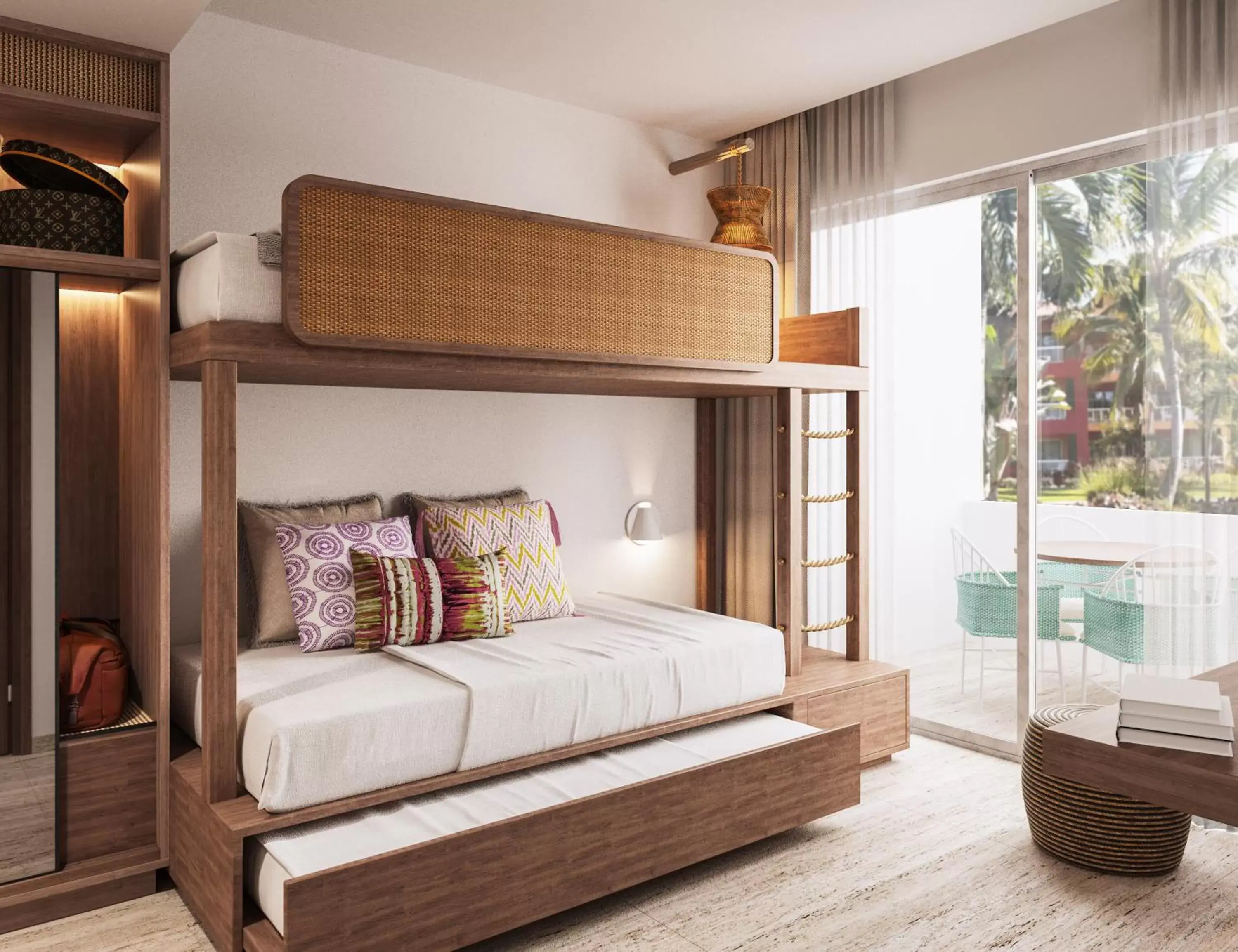 Bedroom, Bunk Bed in Tropical Deluxe Princess - All Inclusive