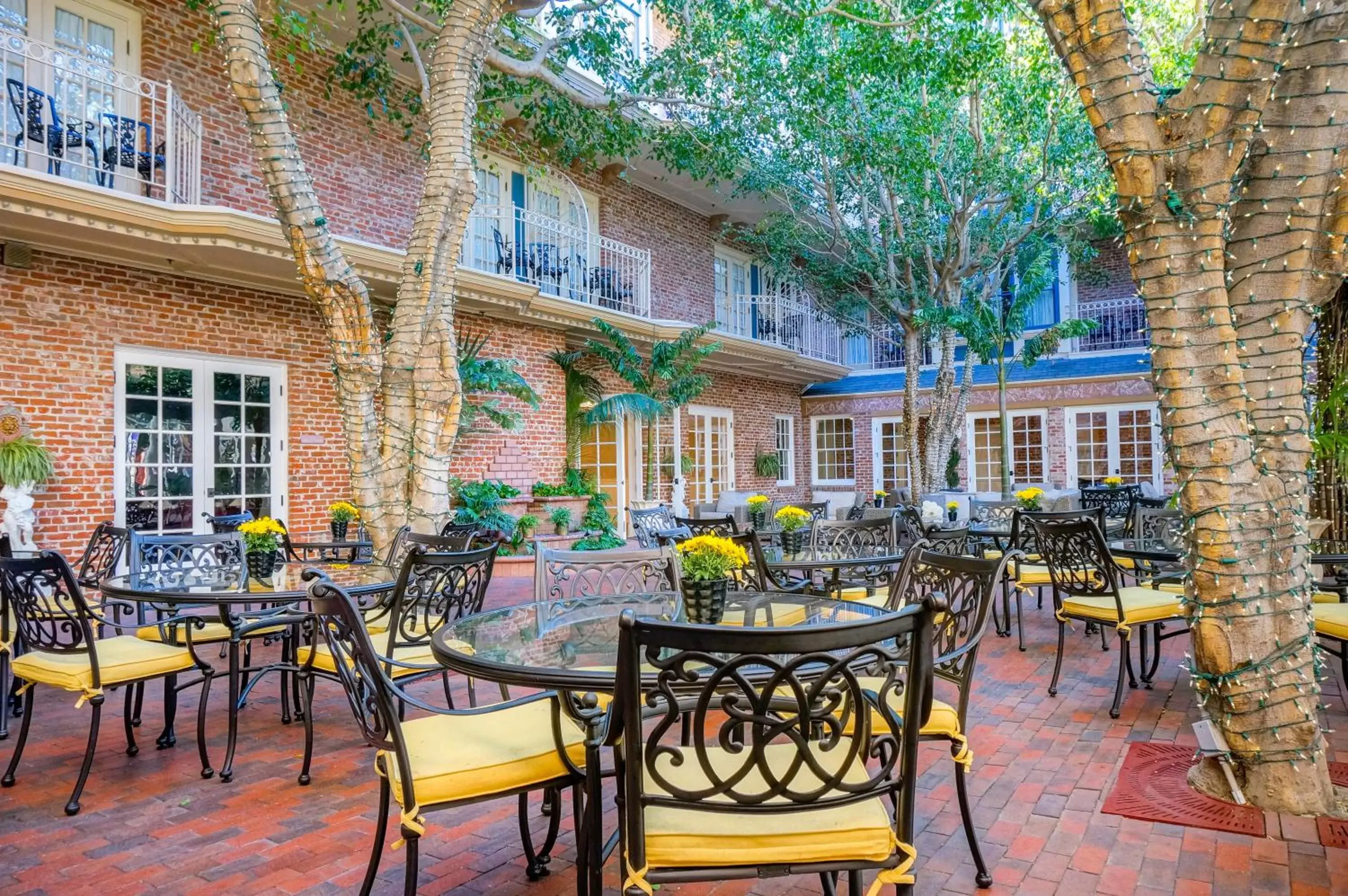 Patio, Restaurant/Places to Eat in Horton Grand Hotel