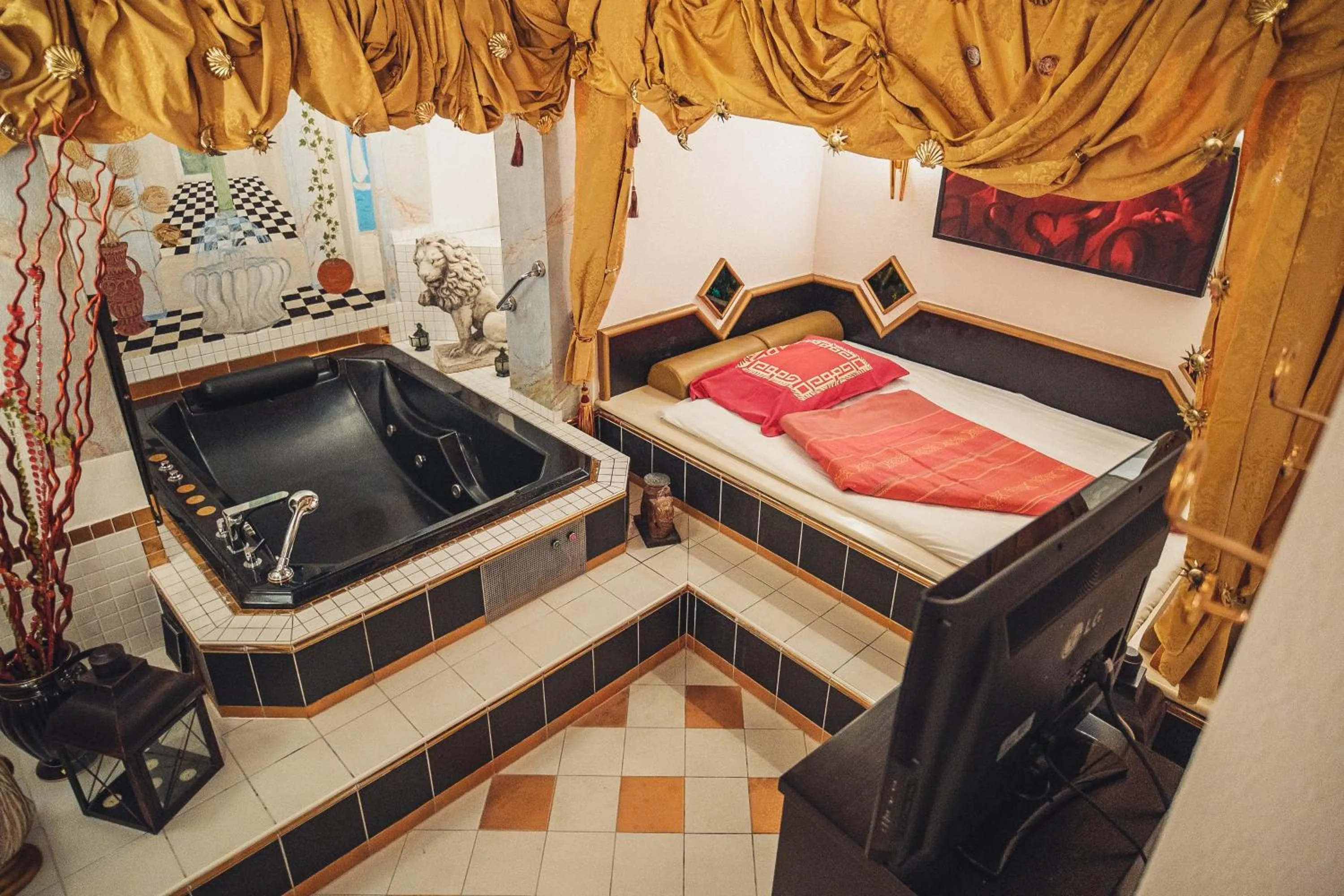 Spa and wellness centre/facilities, Bed in Alpenpark Resort Superior