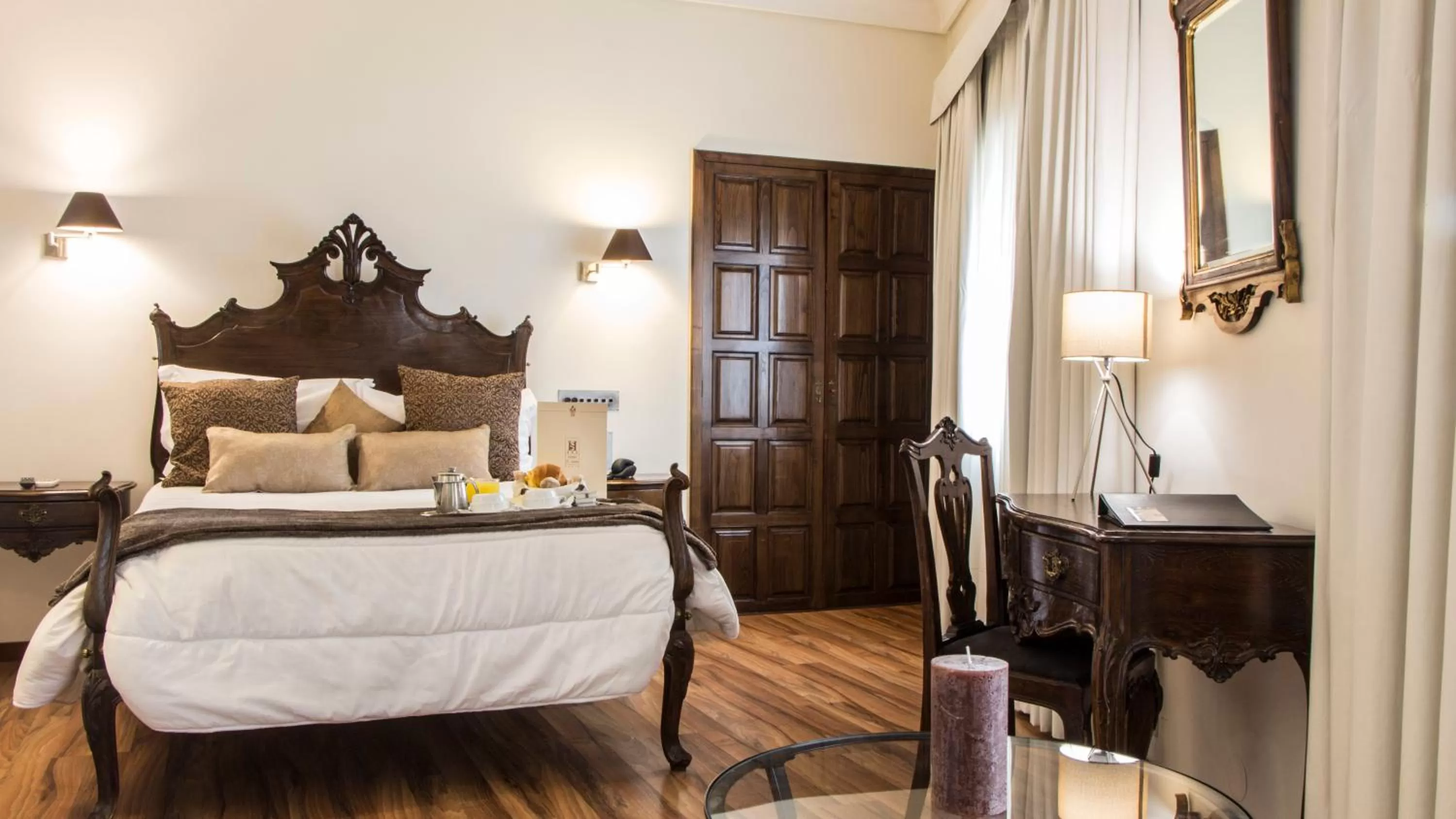 Bed in Hotel Sao Jose