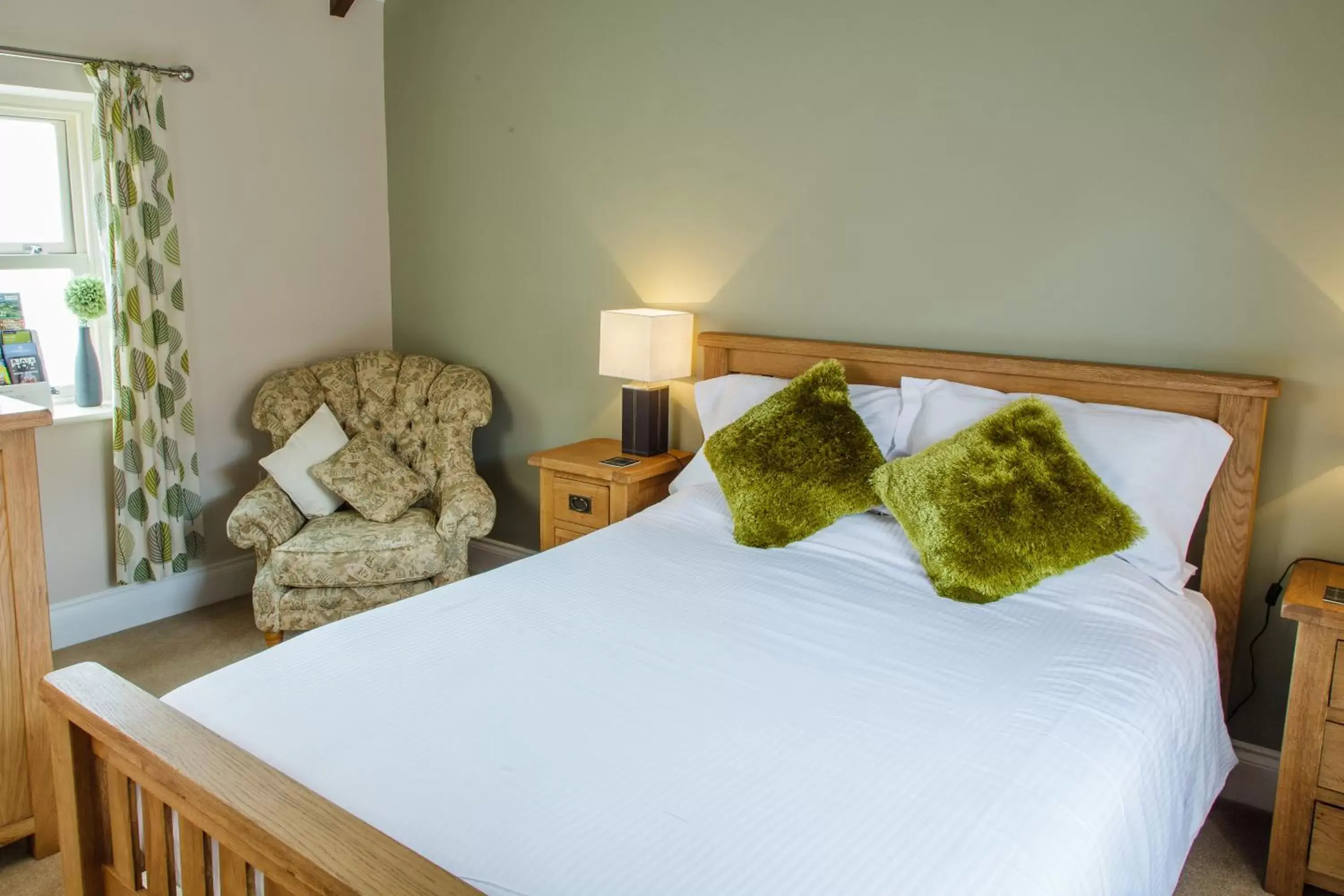 Bedroom, Bed in Newsham Grange Farm