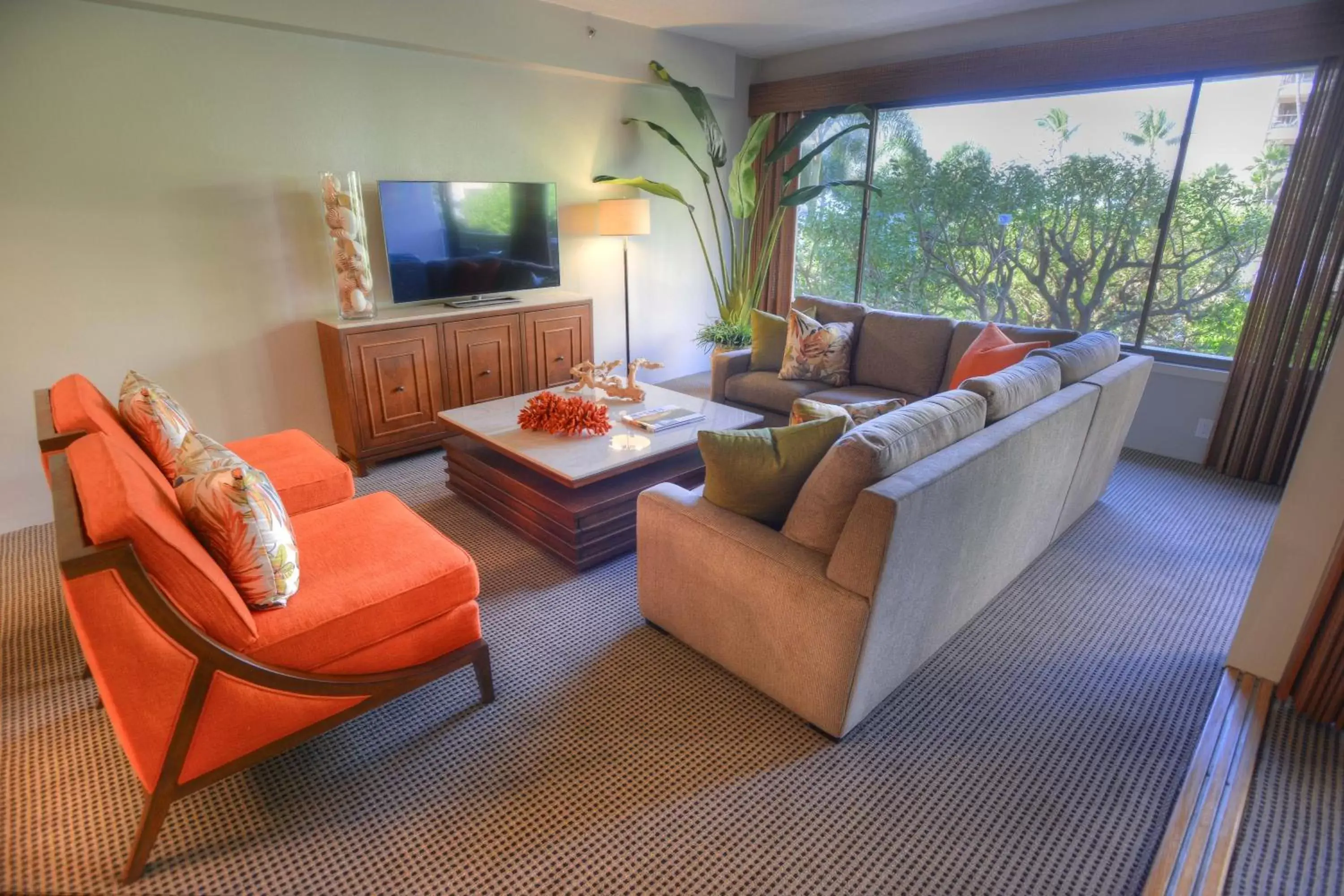 Living room, Seating Area in Sands of Kahana Vacation Club