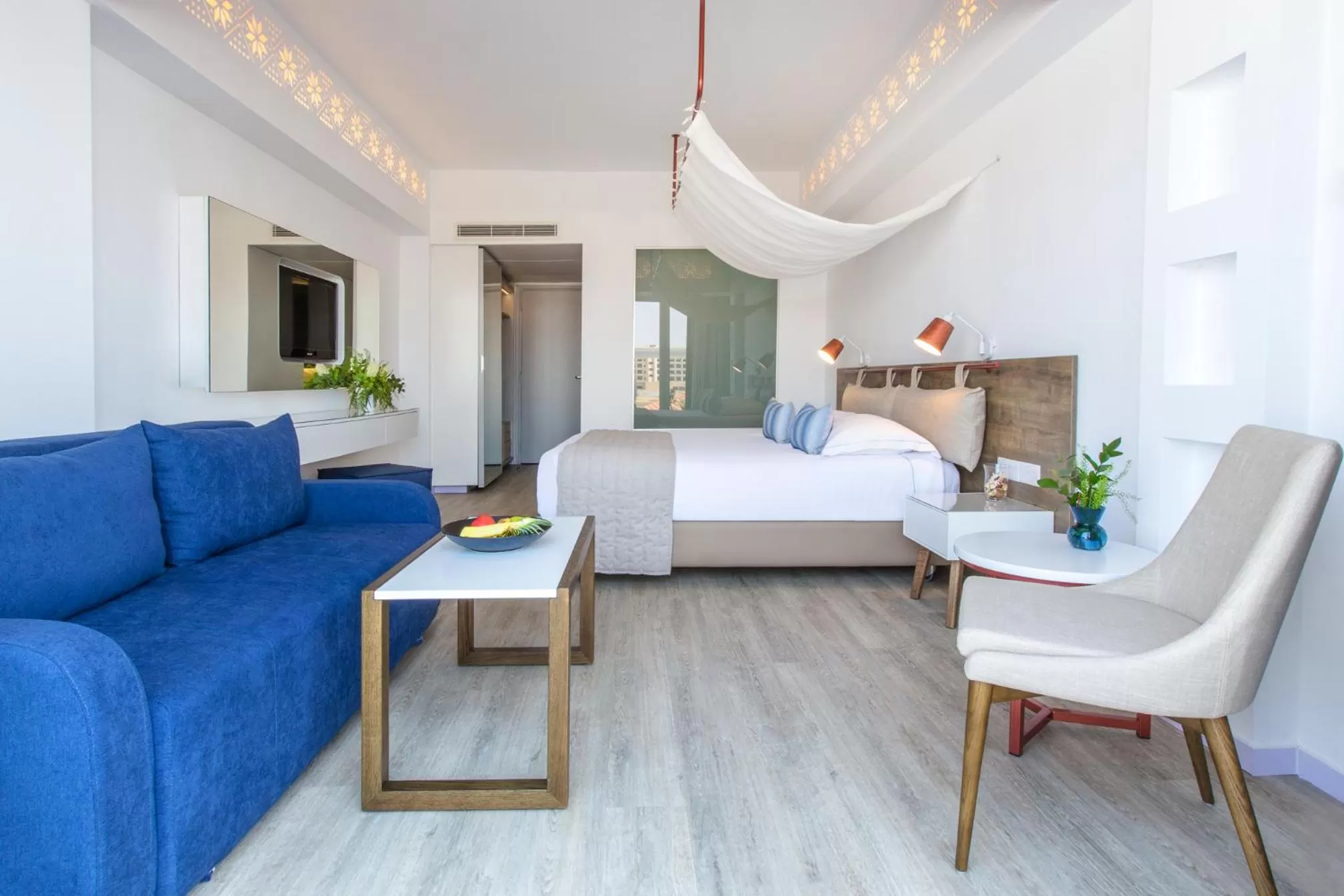 Bedroom, Bed in Lordos Beach Hotel & Spa