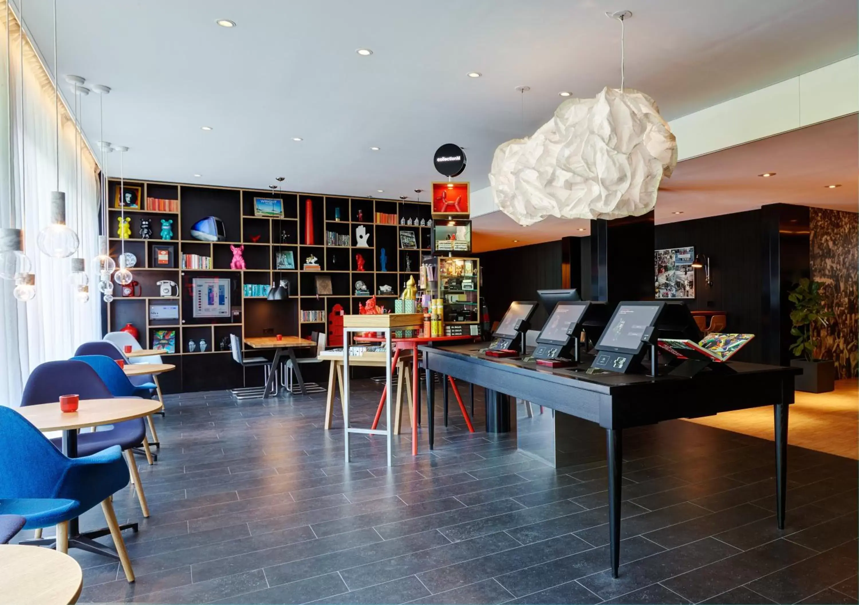 Lobby or reception in citizenM Amsterdam South