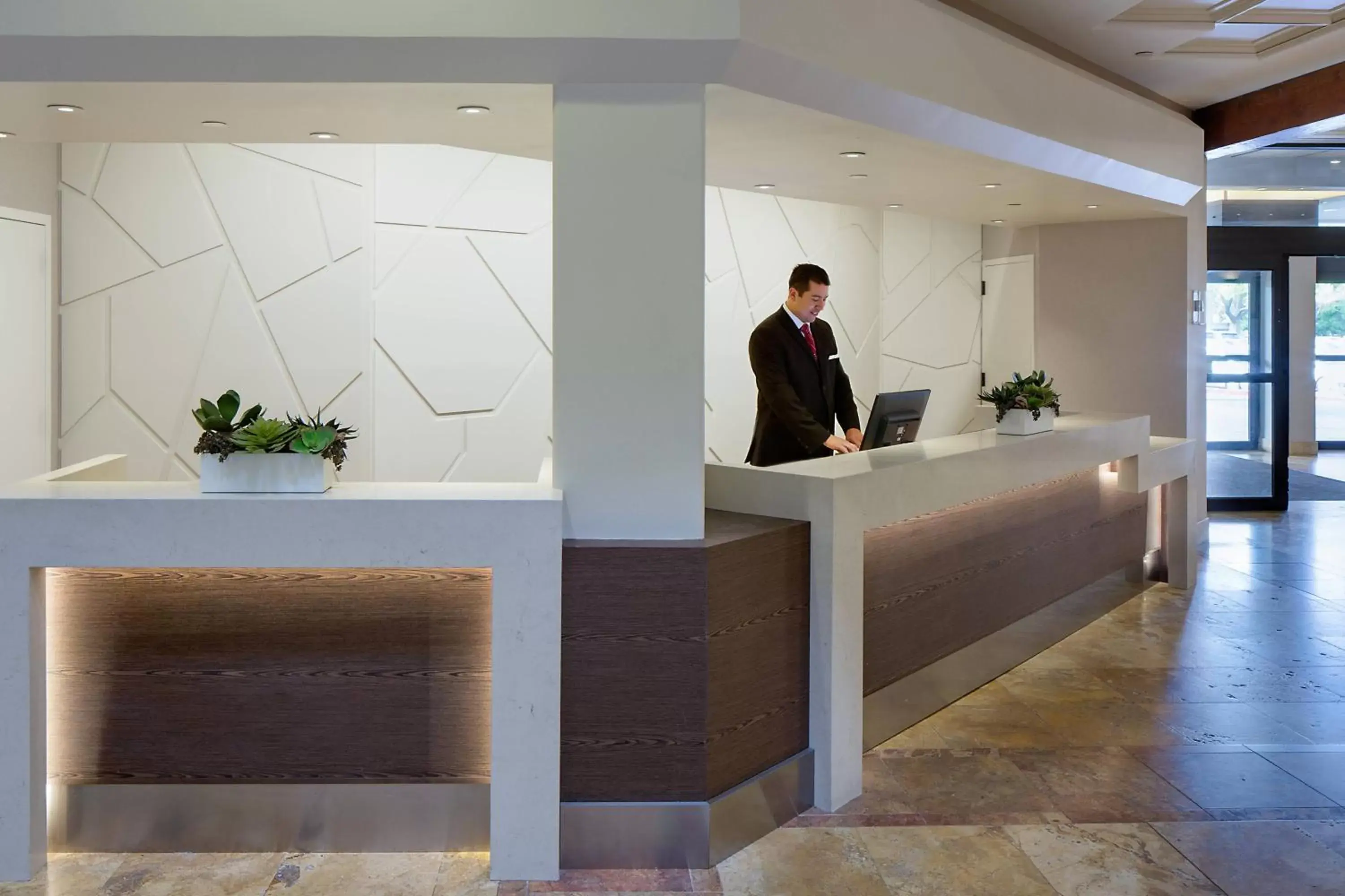 Lobby or reception, Lobby/Reception in Albuquerque Marriott Pyramid North