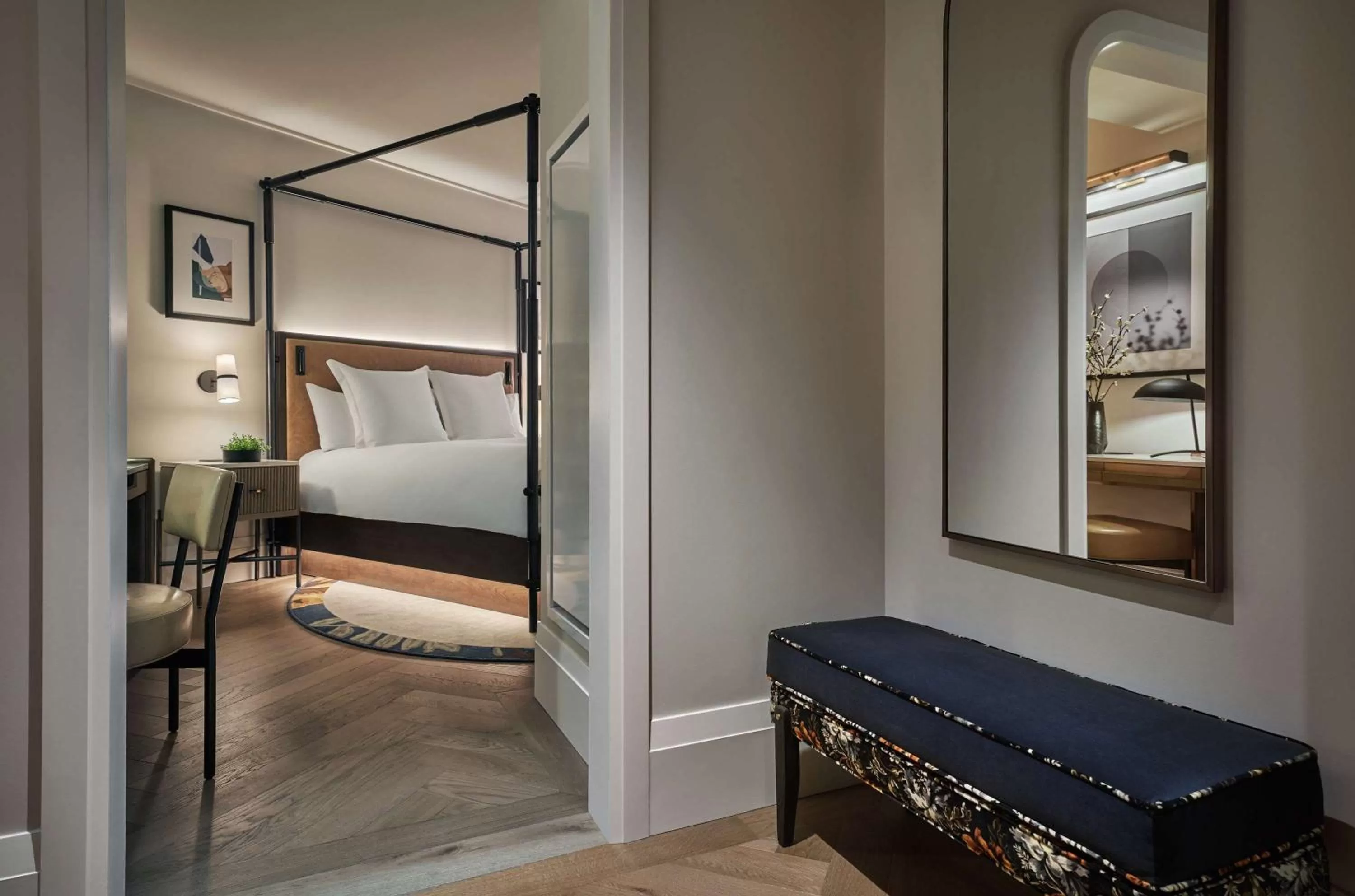 Bedroom, Bed in Pendry Washington DC - The Wharf