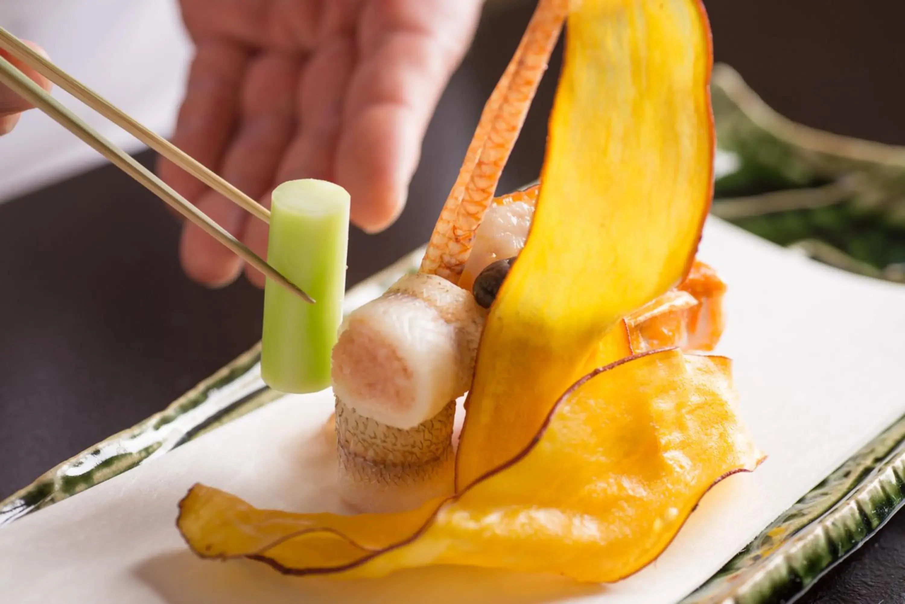 Food in Honjin Hiranoya Kachoan Food in Honjin Hiranoya Kachoan