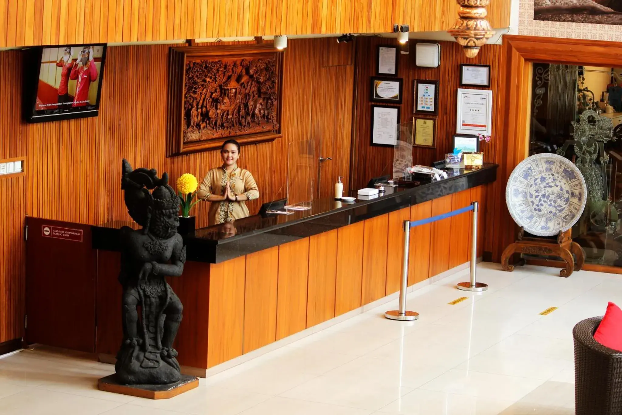 Lobby or reception in Merapi Merbabu Hotels