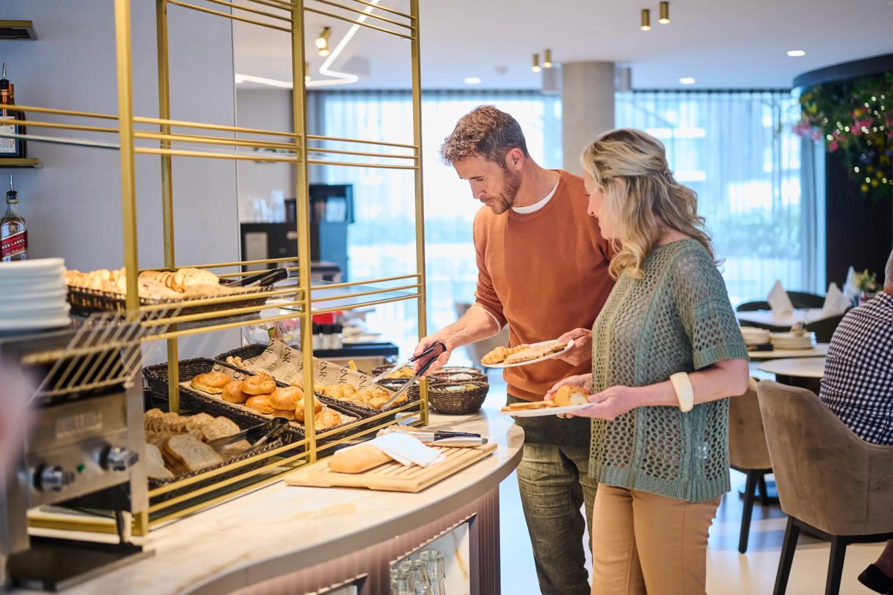 Buffet breakfast in The CORNR Hotel