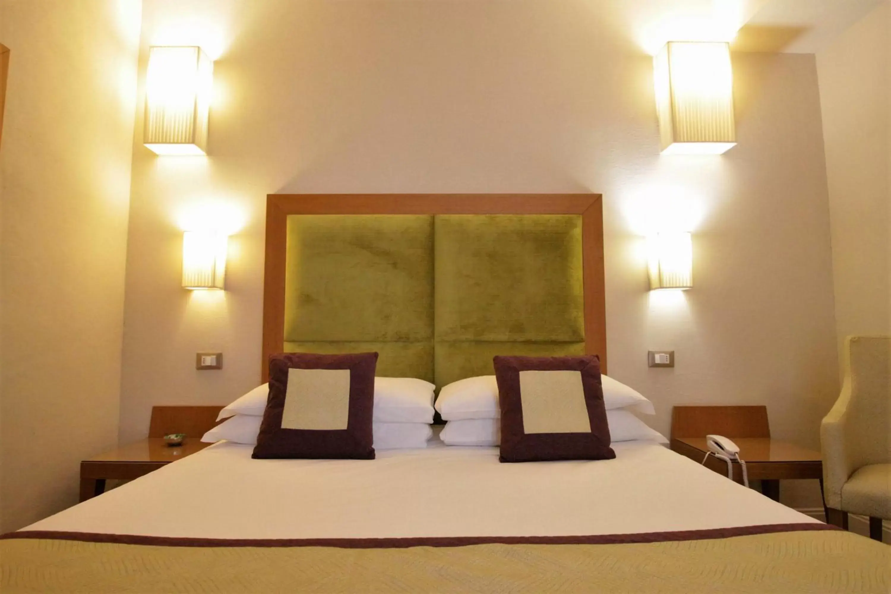 Bedroom, Bed in Hotel Perseo