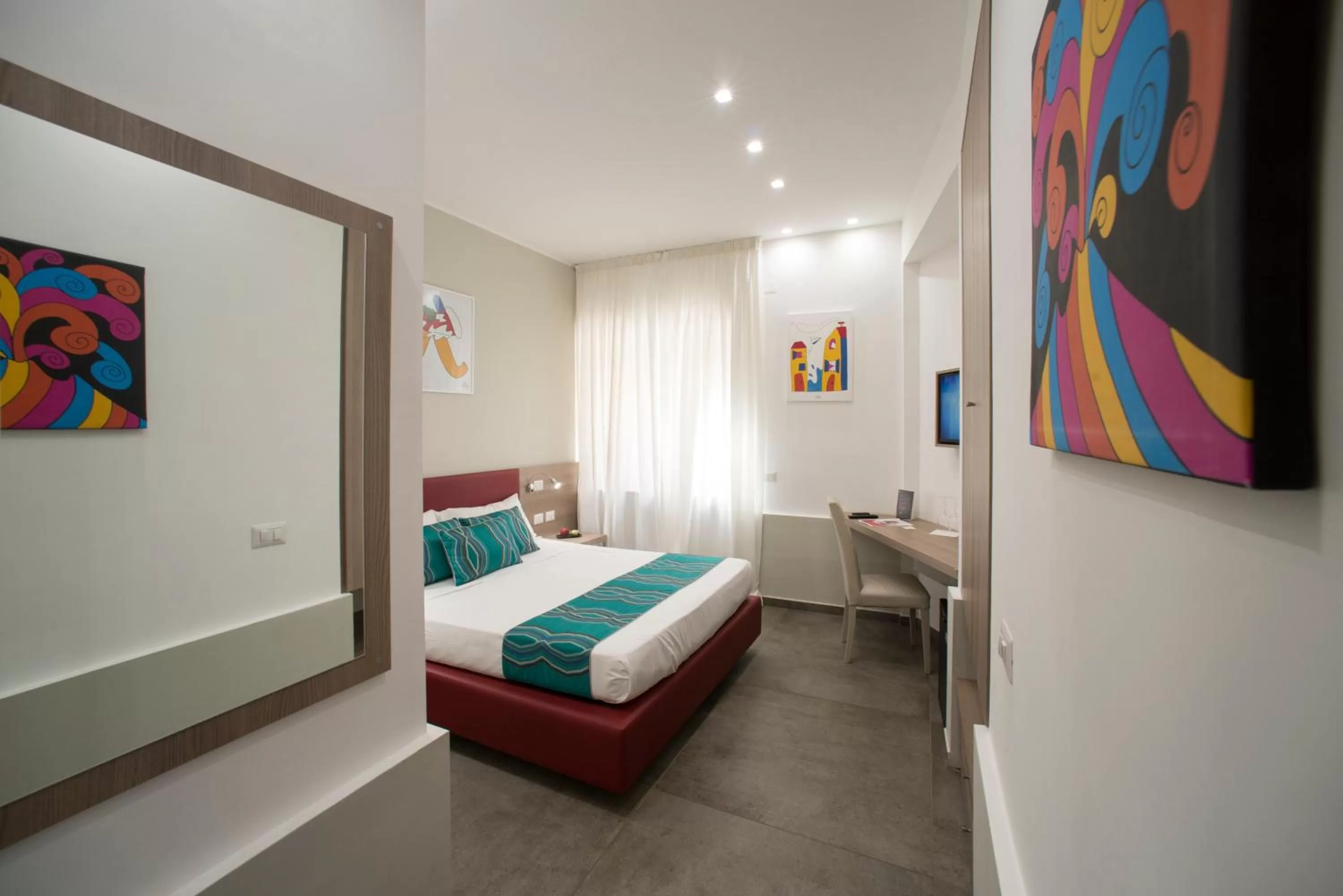 Bed in Regina Margherita Suite