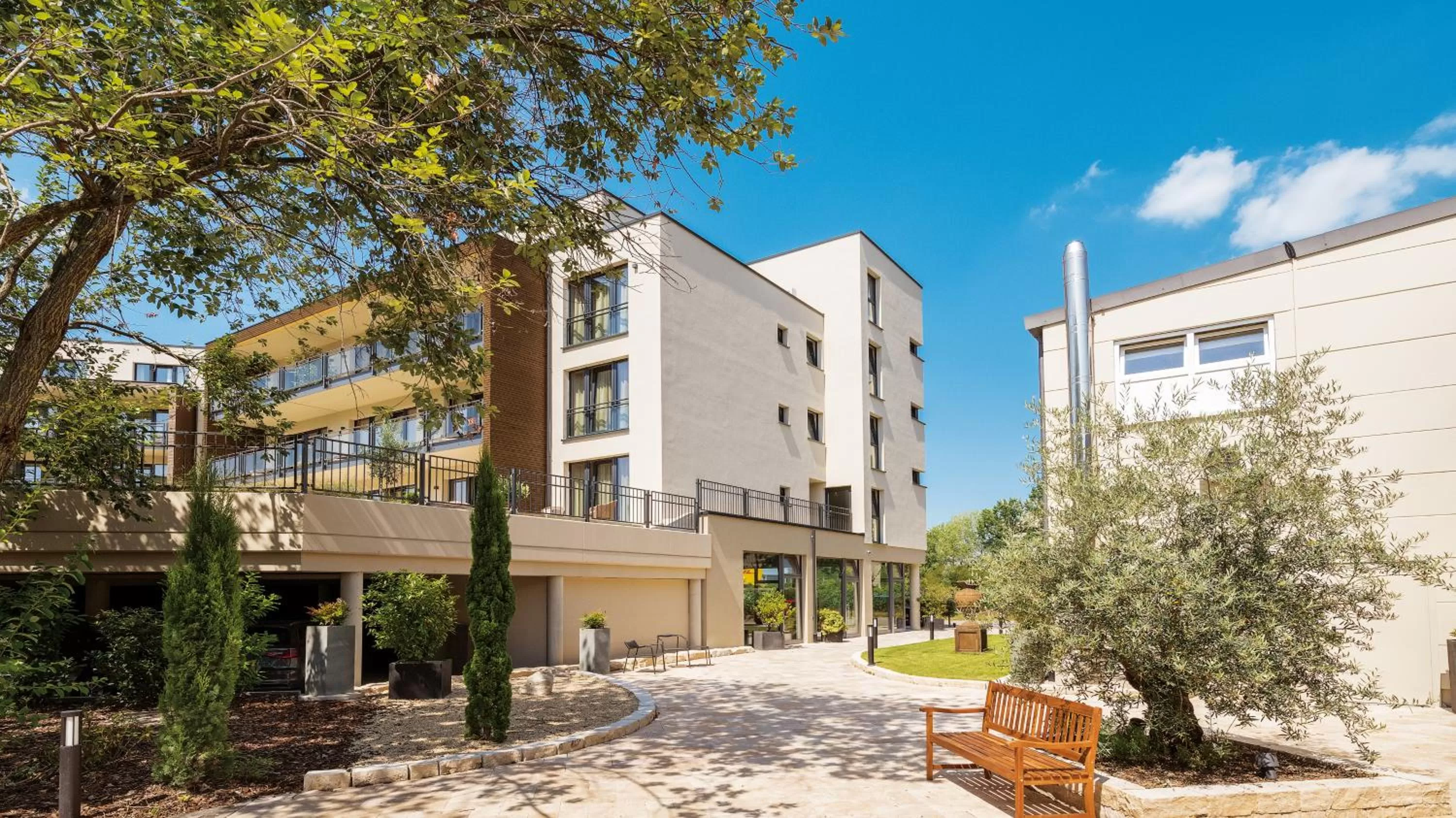 Garden in Hotel Villa Toskana
