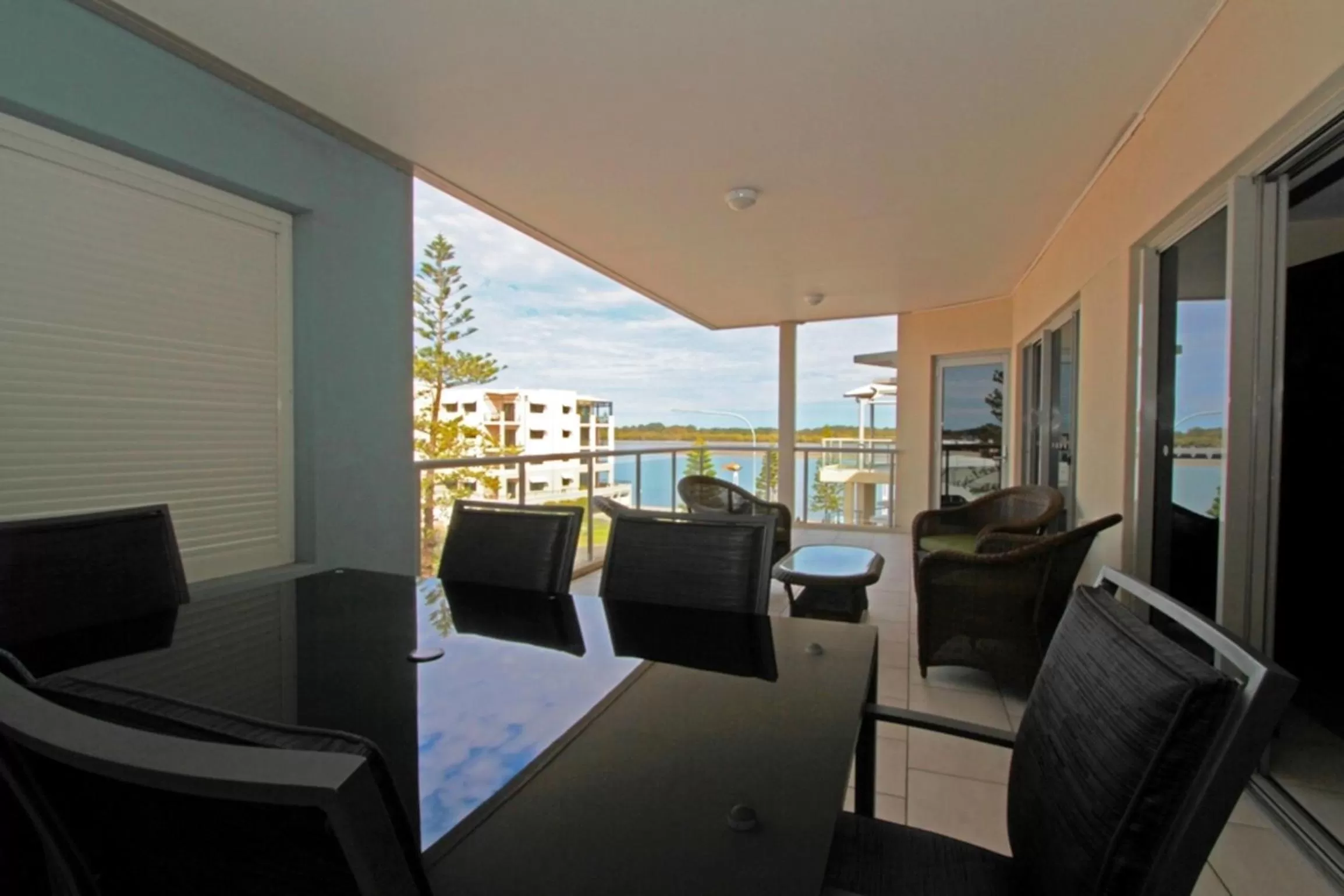 Balcony/Terrace in Riverside Holiday Apartments