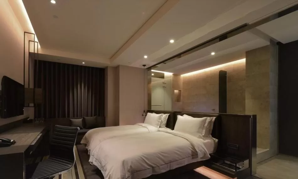 Photo of the whole room, Bed in Starhaus Hotel