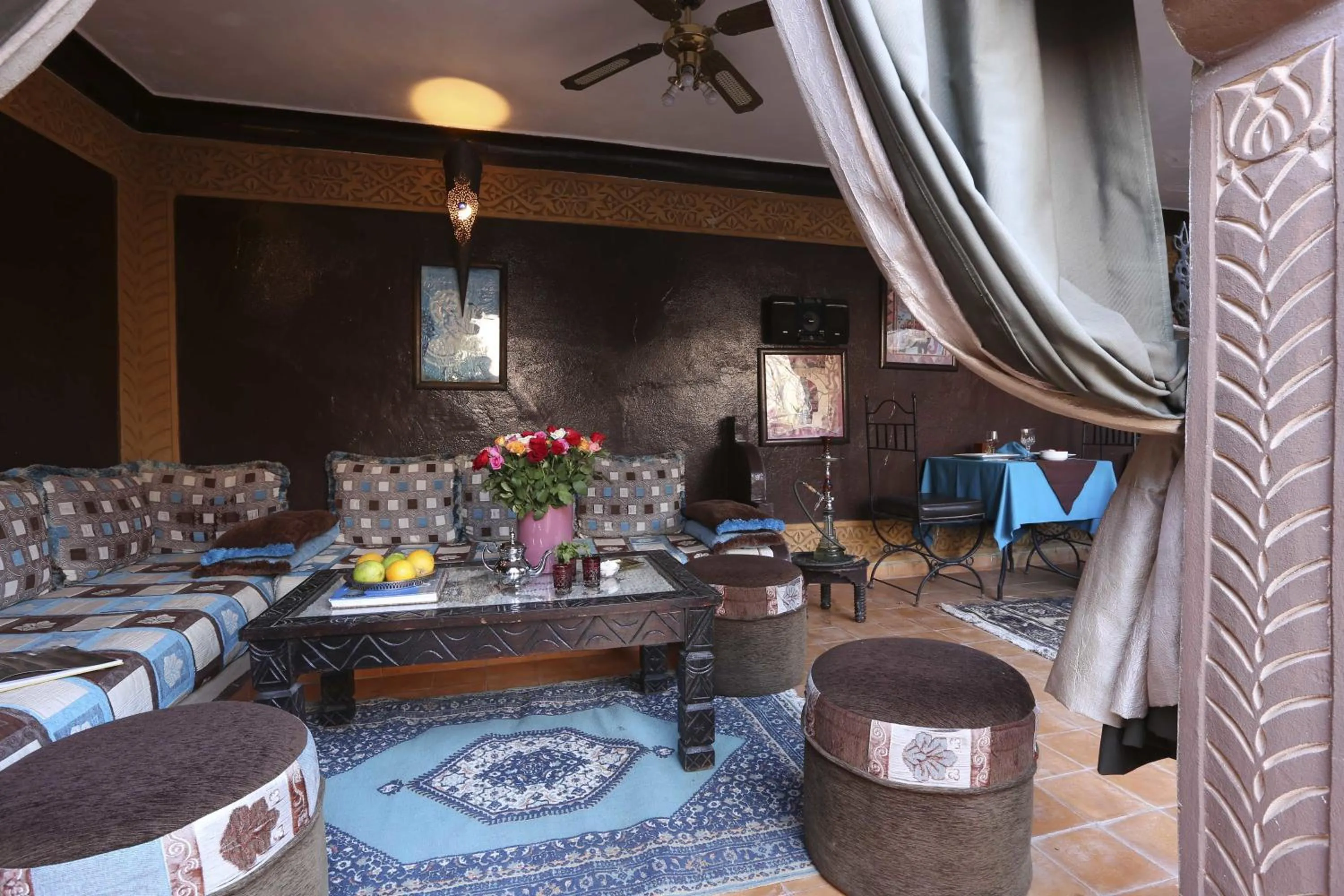 Balcony/Terrace in Riad Mille Et Une Nuits
