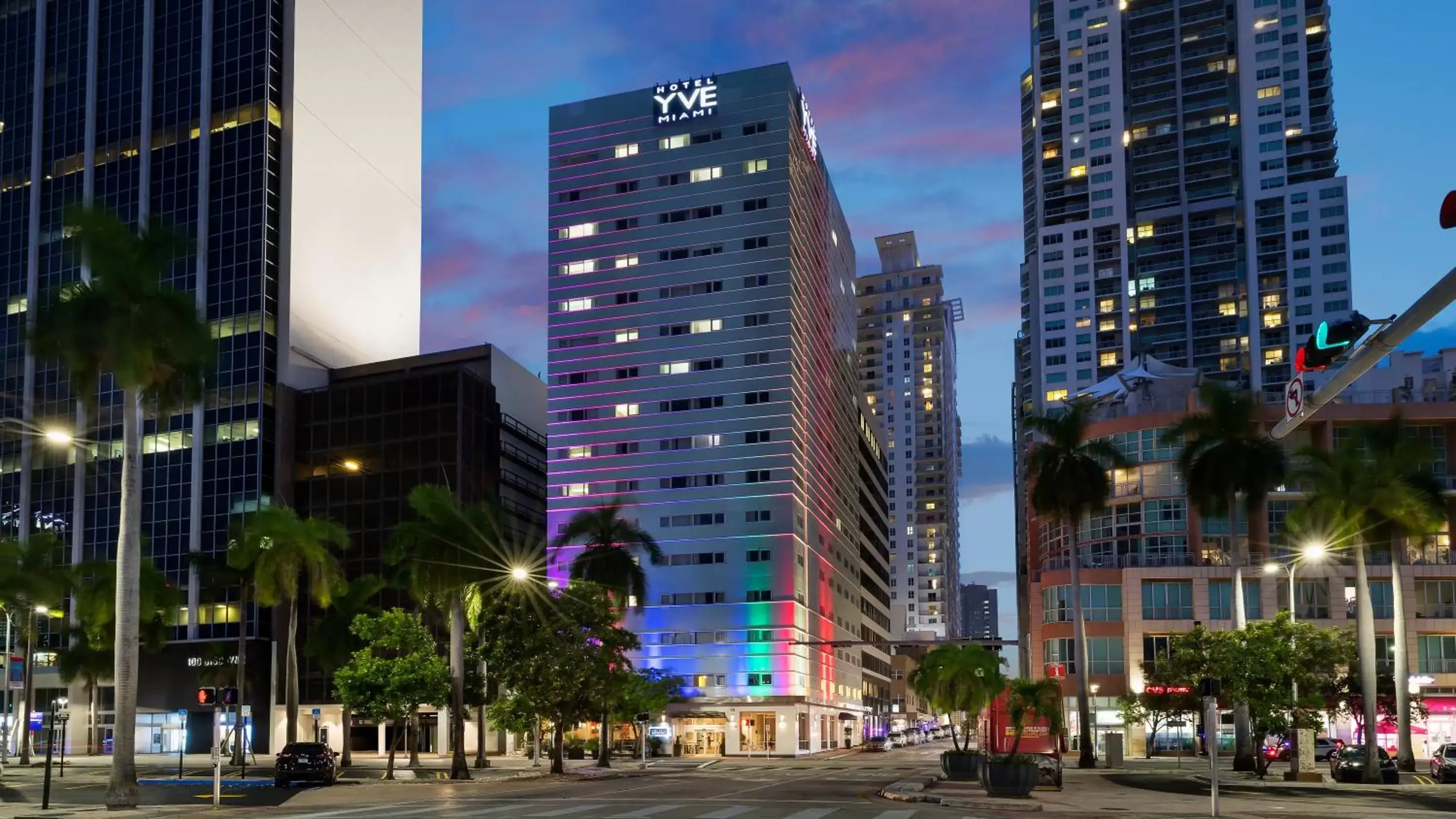Property building in YVE Hotel Miami