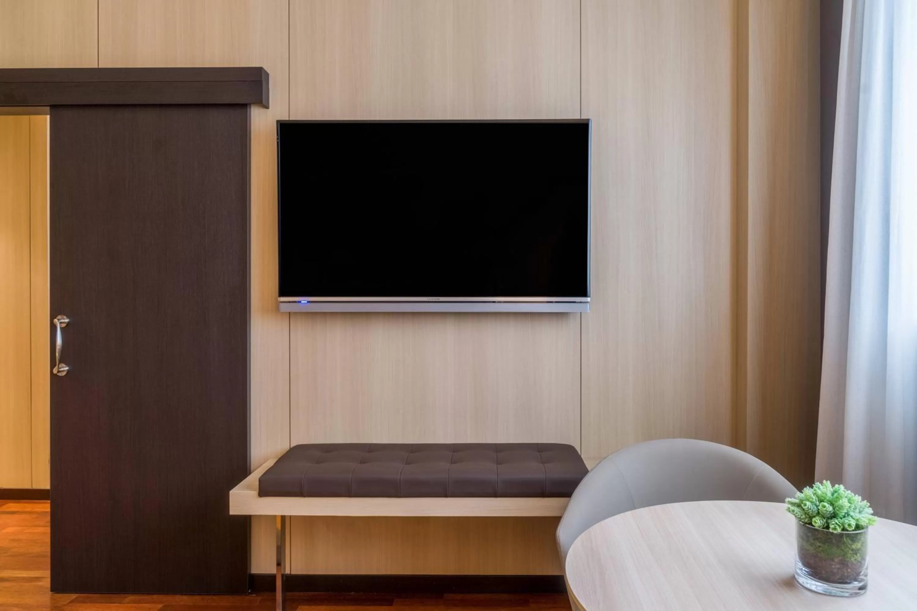 Photo of the whole room, Bed in AC Hotel Valencia by Marriott