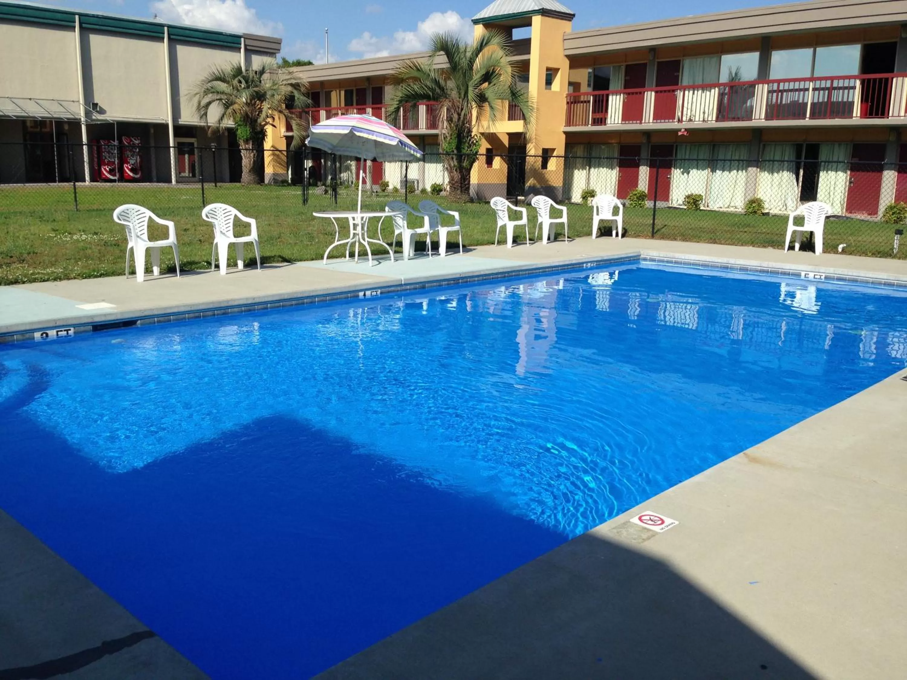 Swimming pool in Super 8 by Wyndham Goldsboro