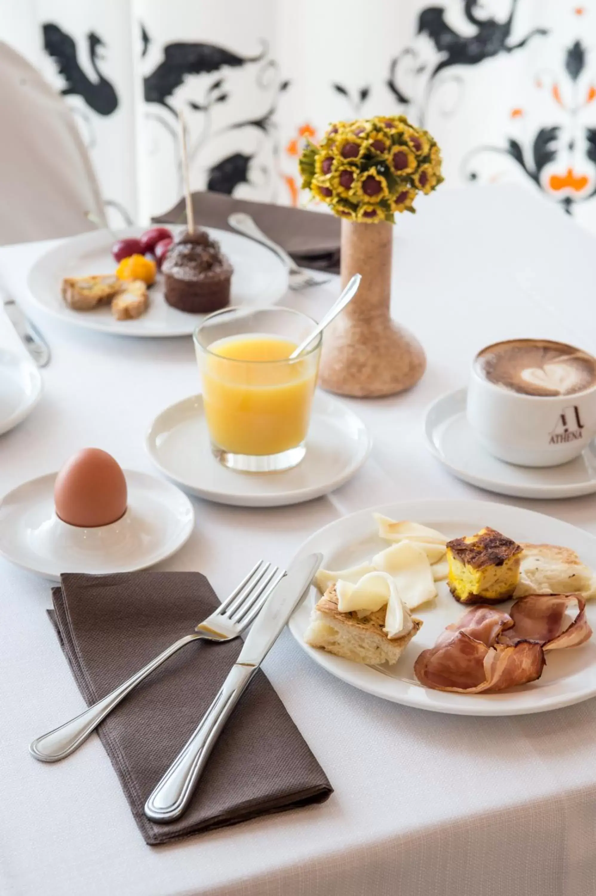 Buffet breakfast in Hotel Athena Buffet breakfast in Hotel Athena