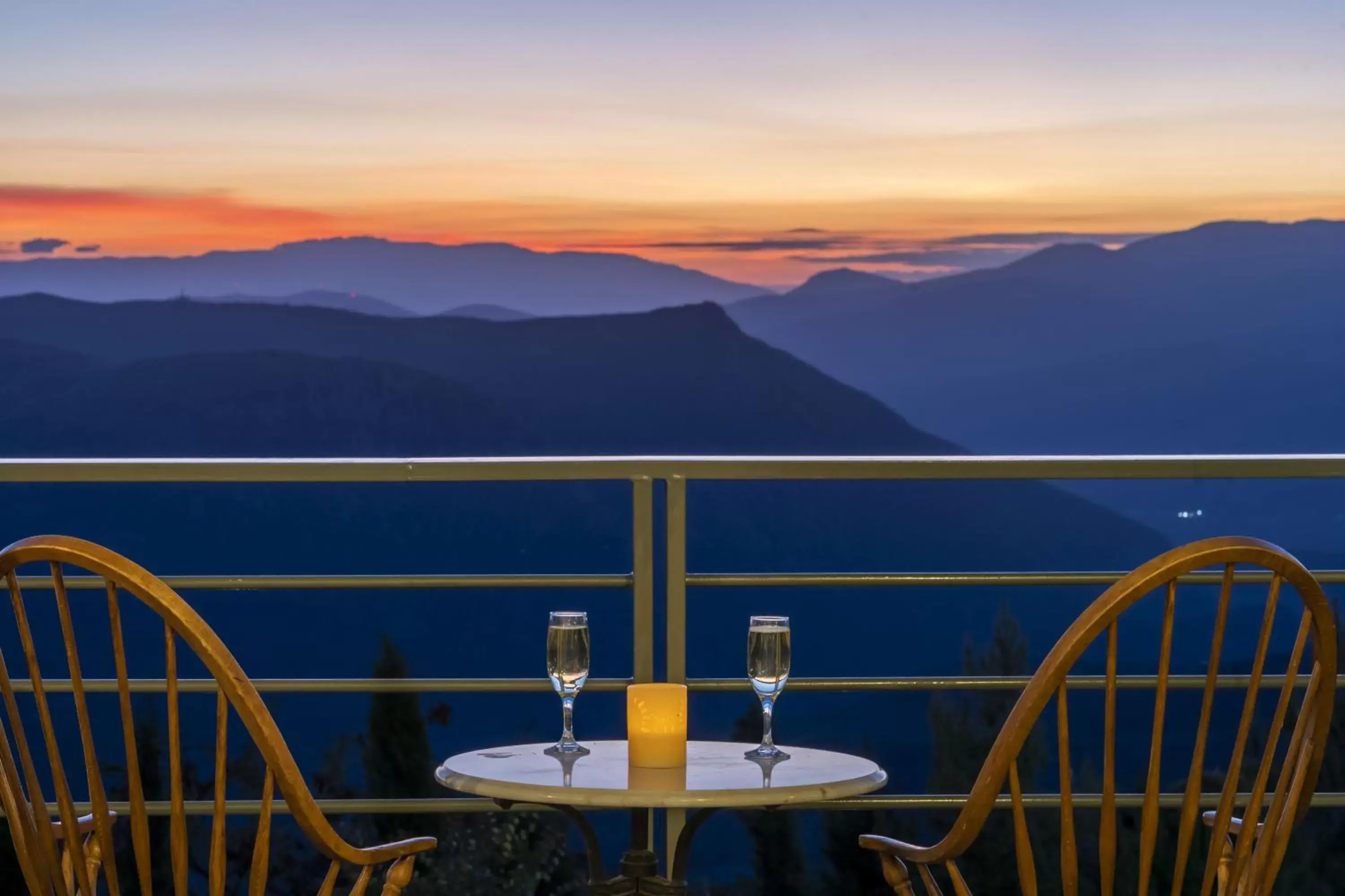 Balcony/Terrace, Mountain View in Domotel Anemolia Mountain Resort