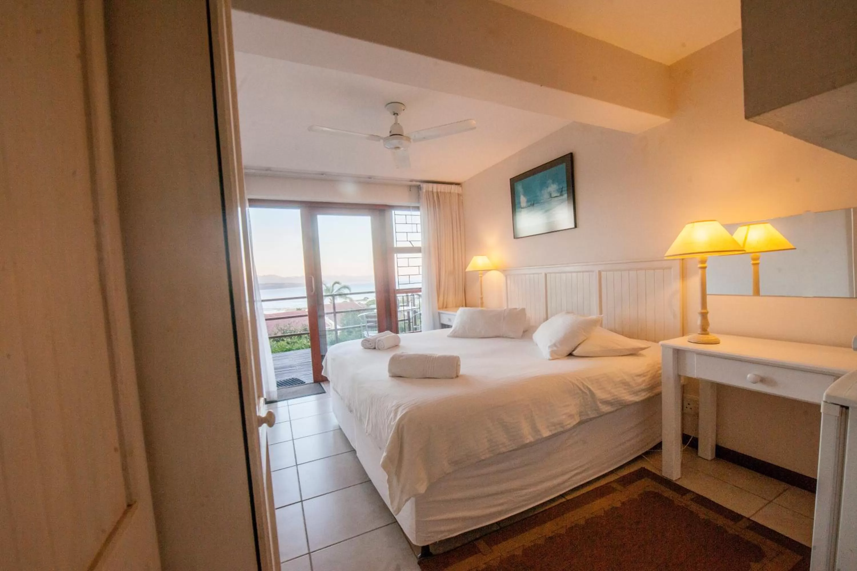 Bed in Panoramic Blue B&B