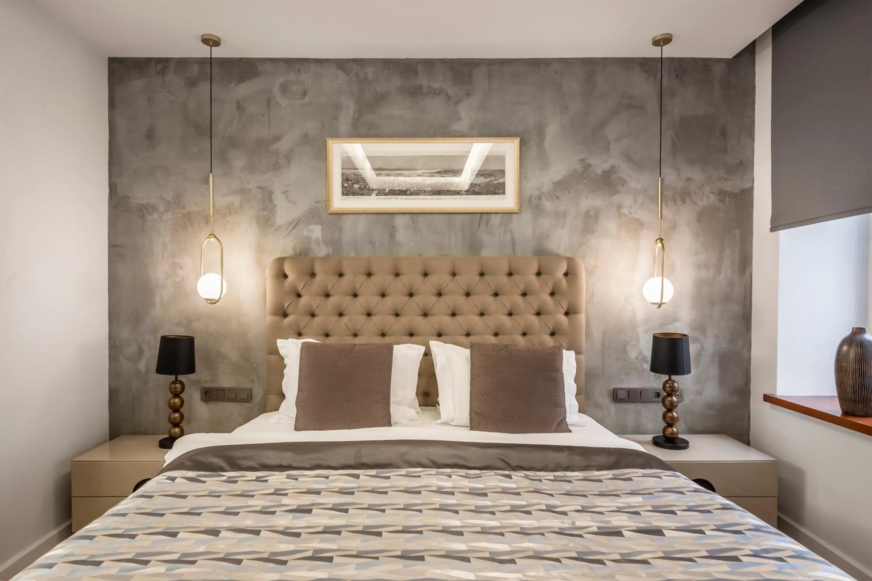 Bed in Ansen Hotel and Suites