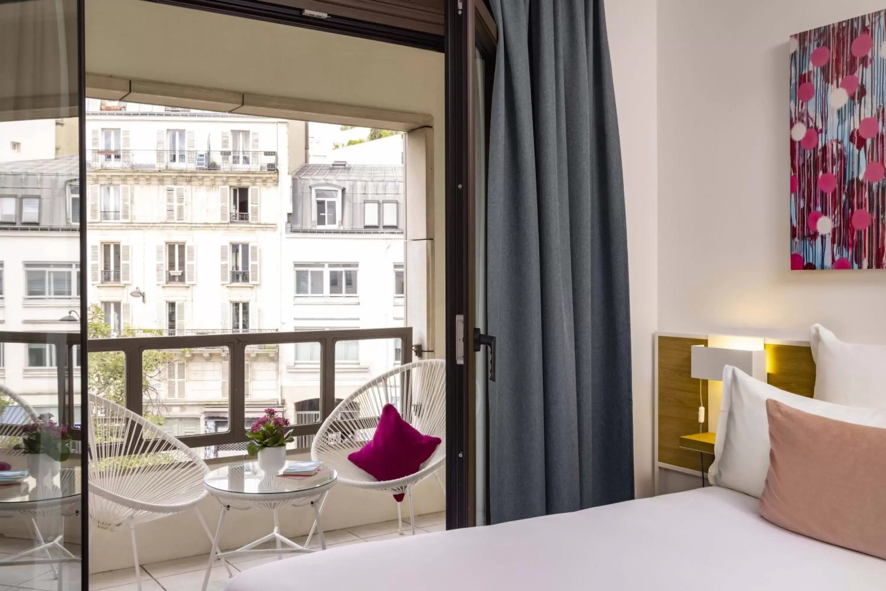Balcony/Terrace in Hotel Paris Louis Blanc