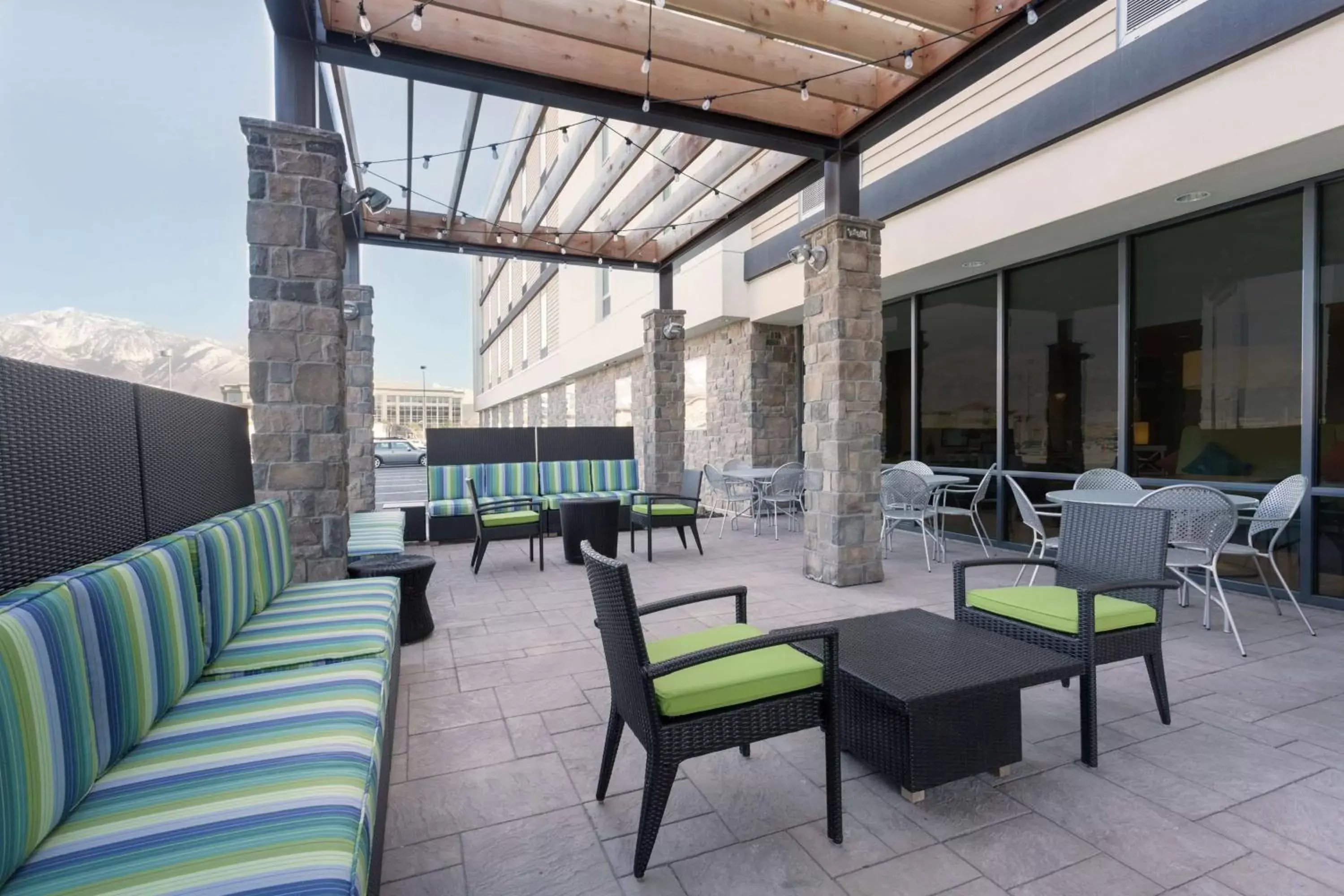 Patio in Home2 Suites by Hilton Salt Lake City / South Jordan