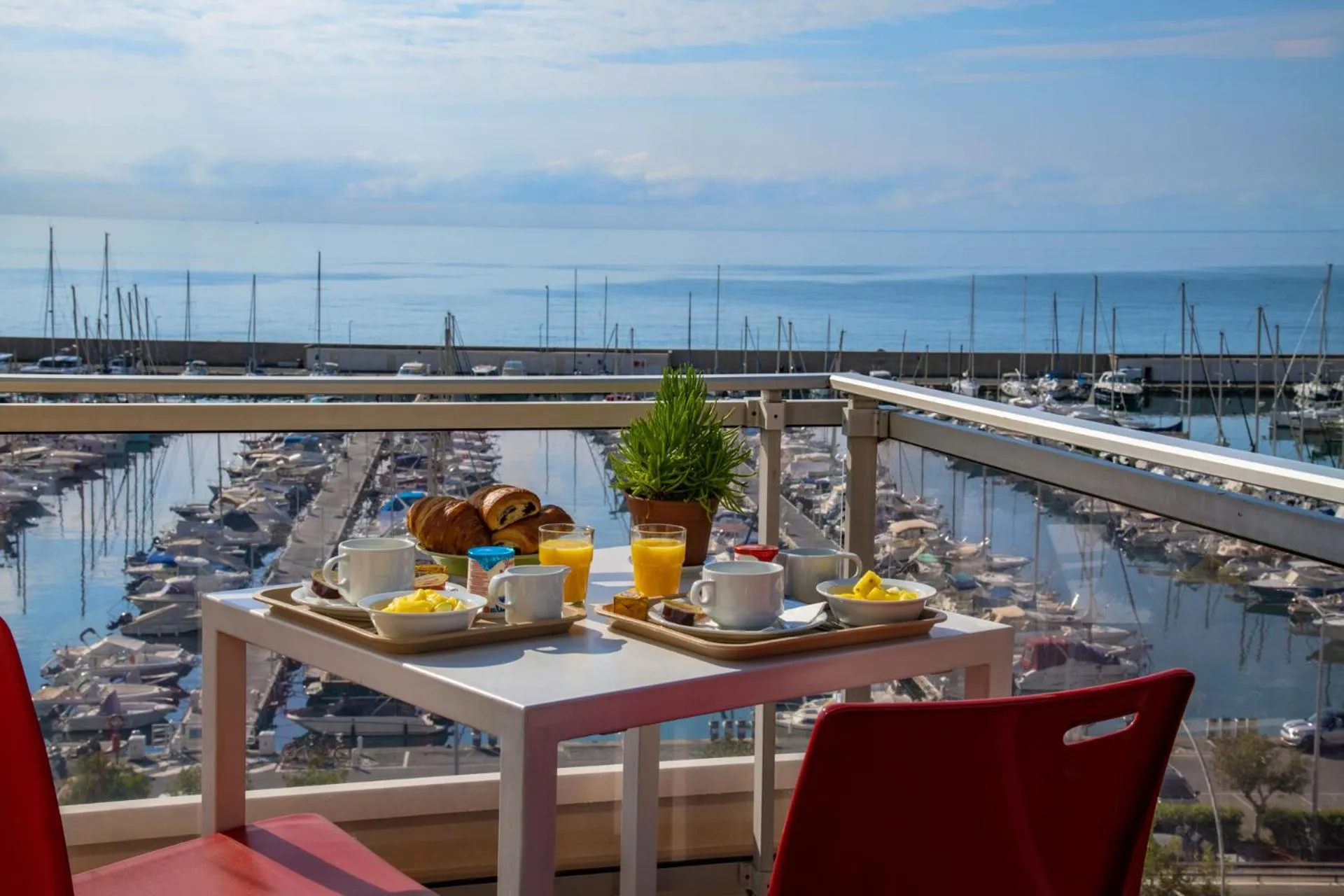 Balcony/Terrace in ibis budget Menton Bord de Mer