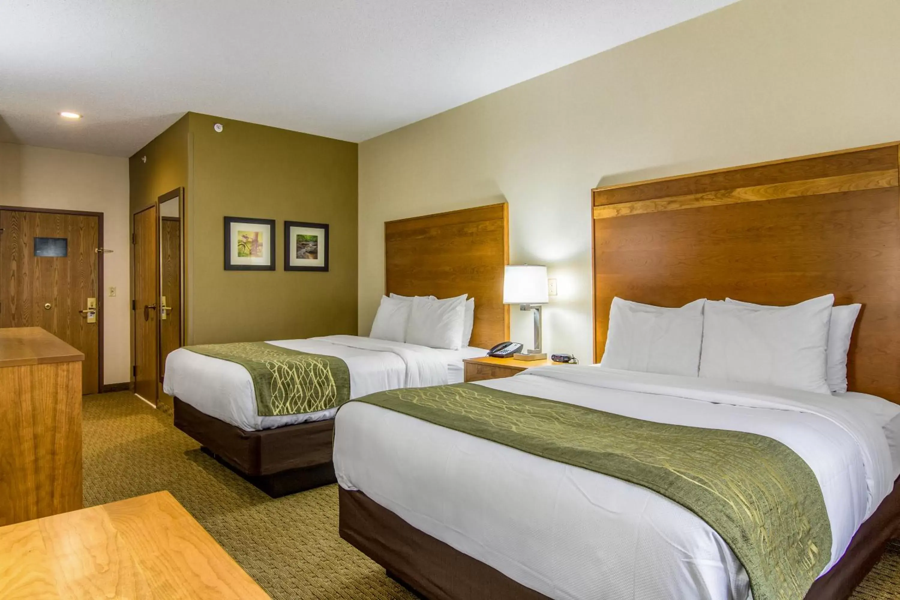 Queen Room with Two Queen Beds - Pet Friendly/Ground floor in Comfort Inn Millersburg