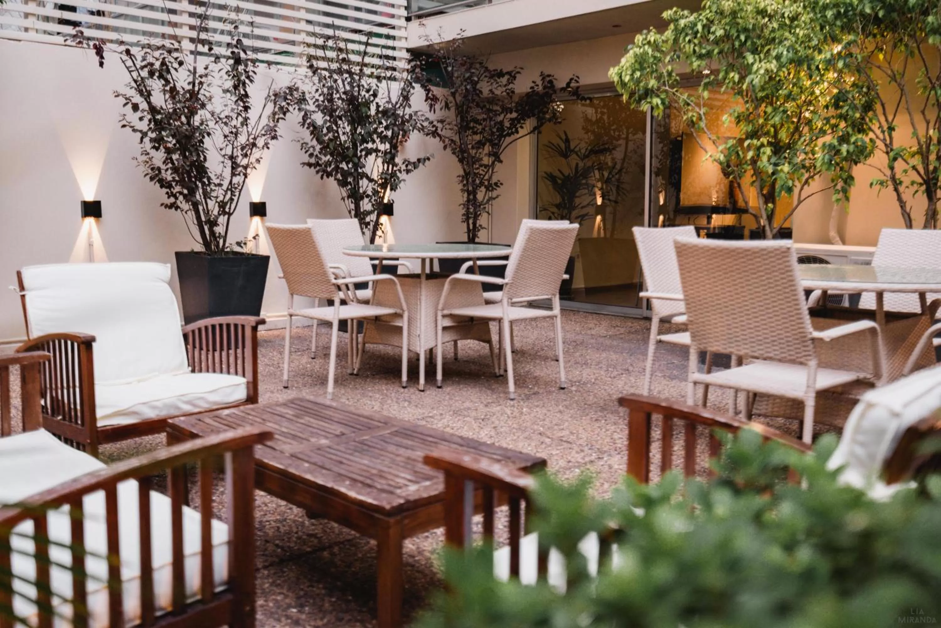 Patio in Punta Trouville Hotel
