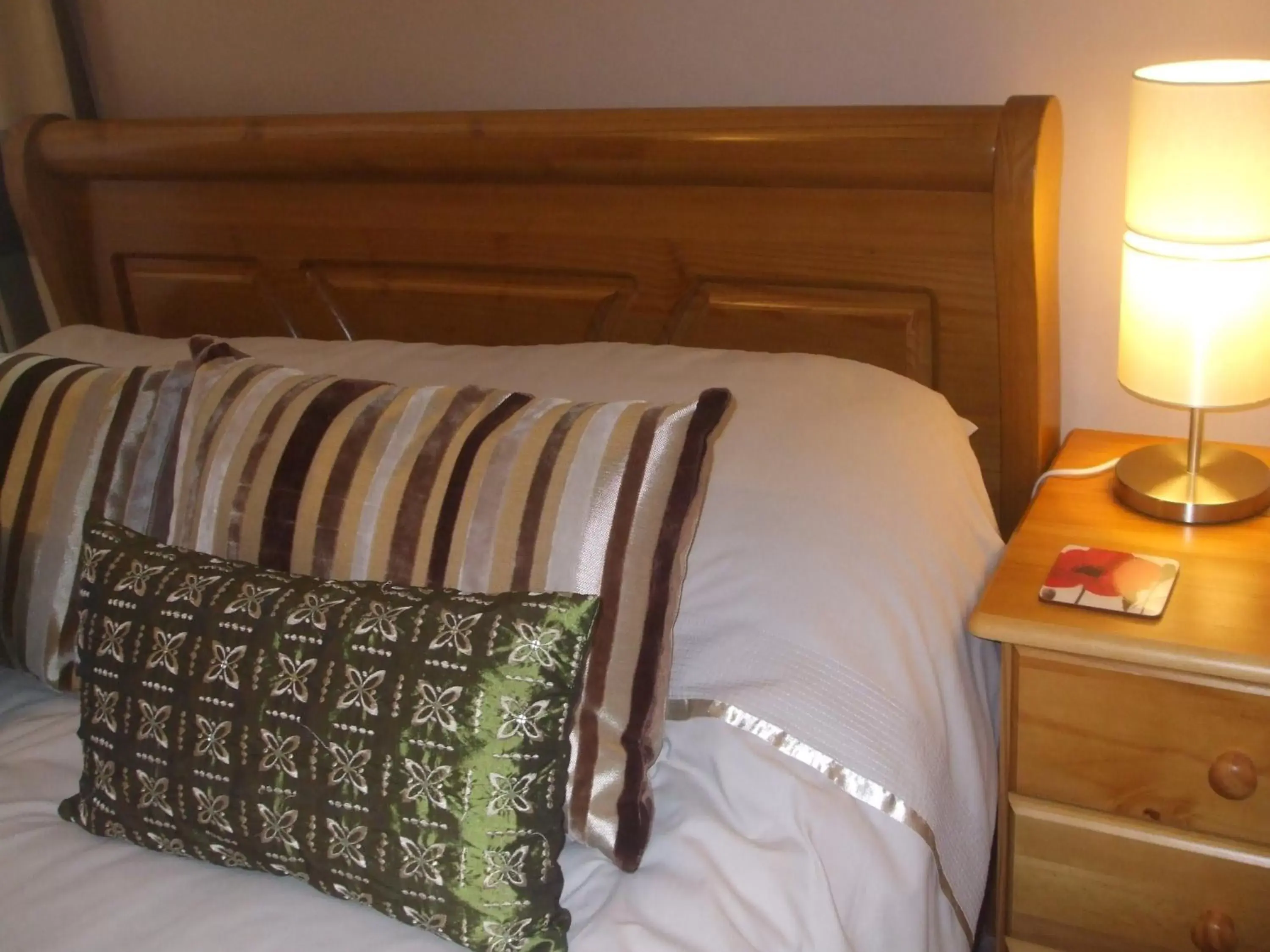 Decorative detail, Bed in Chiverton House Guest Accommodation