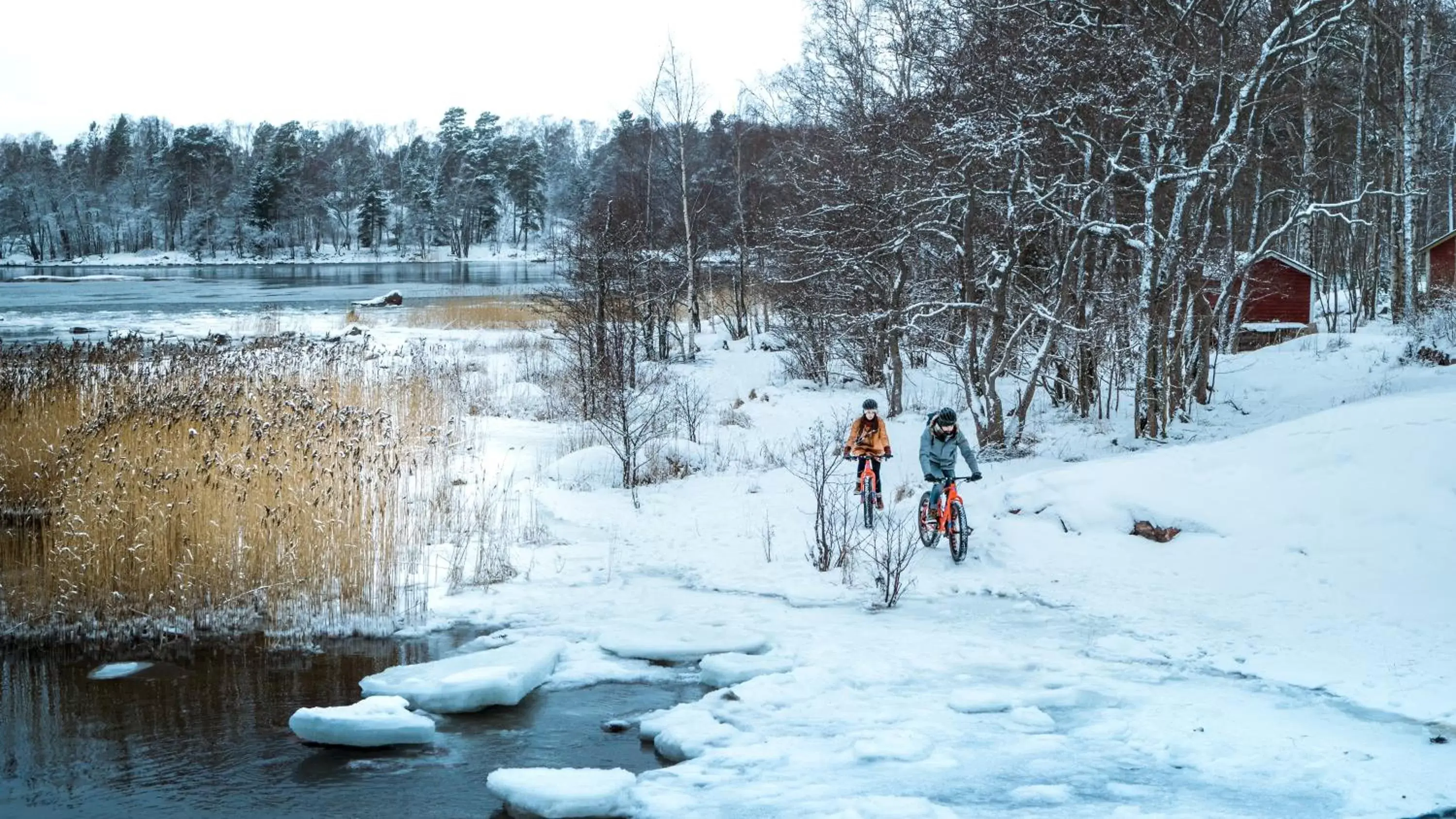 Cycling, Winter in Lapland Hotels Bulevardi