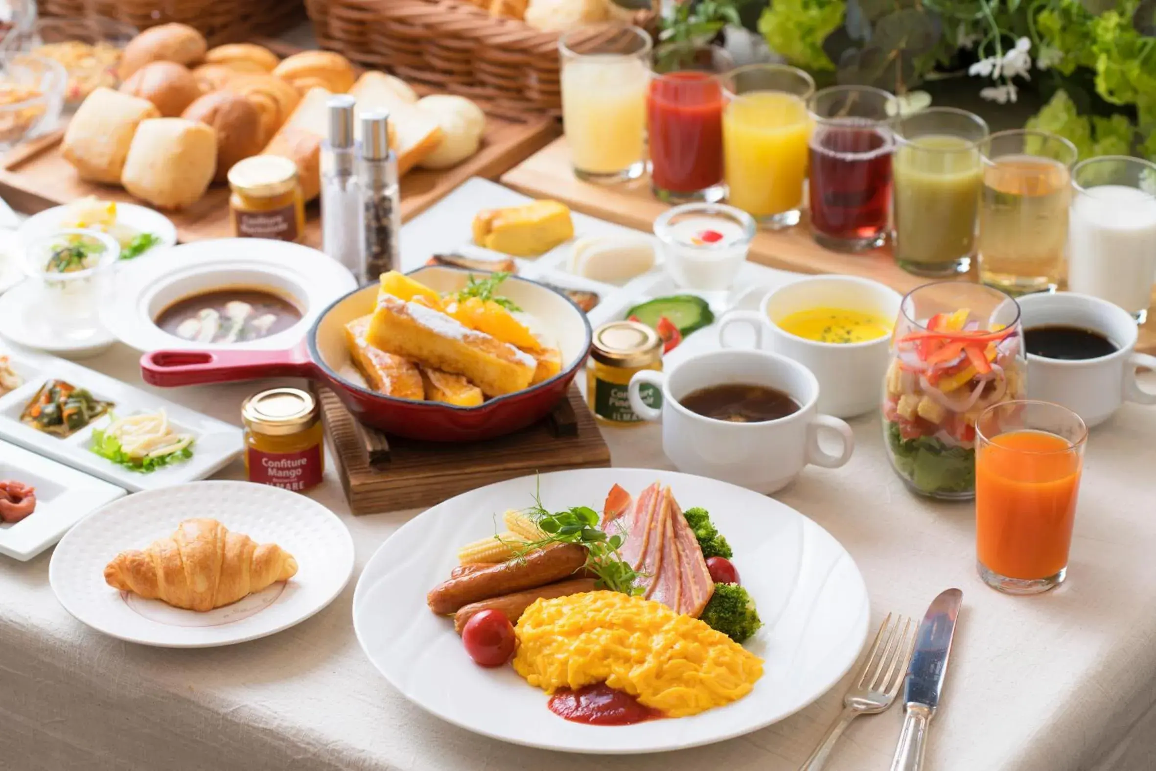 Buffet breakfast, Breakfast in Yumihari No Oka Hotel